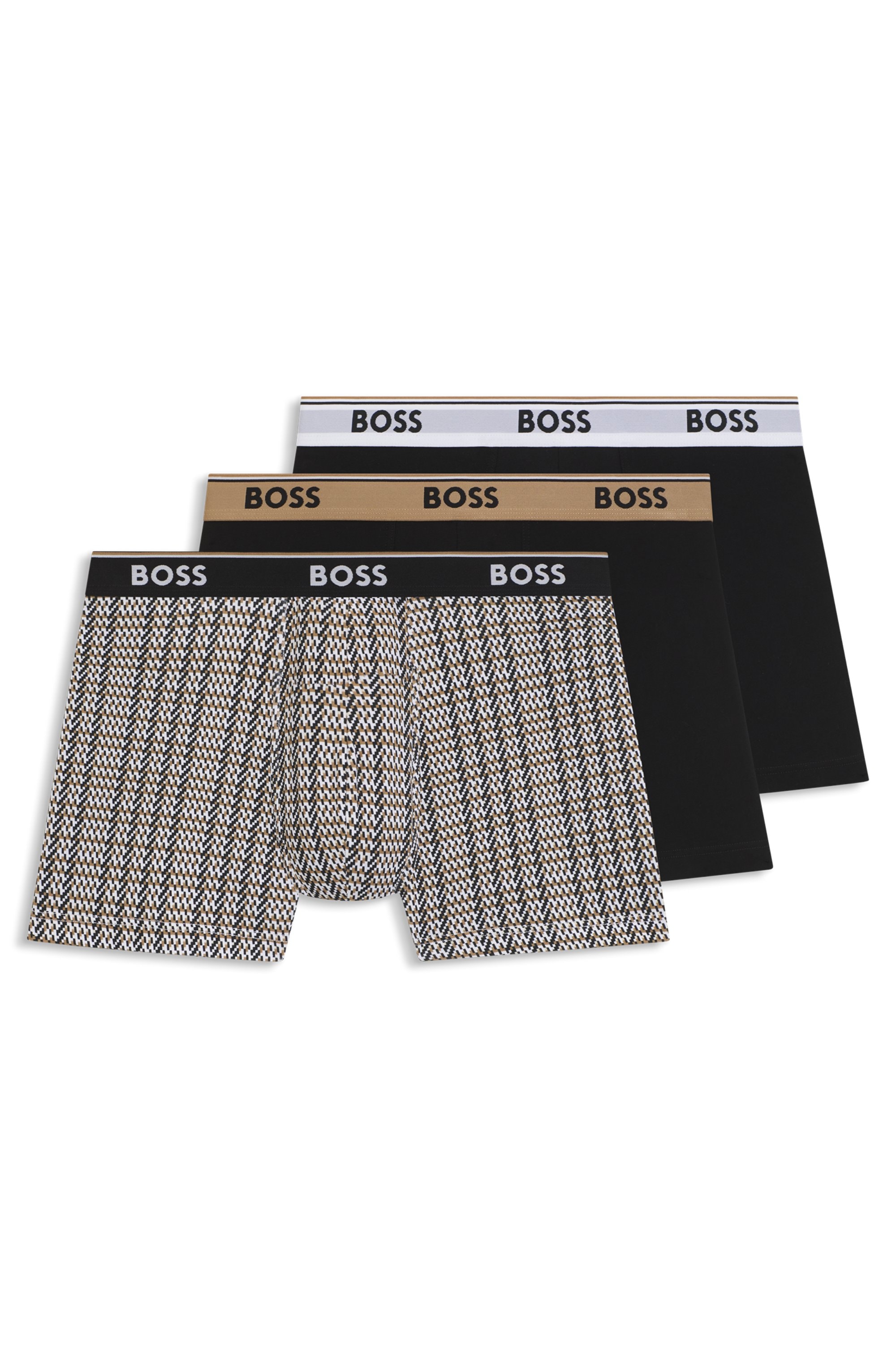 BOSS Boxershorts "BoxerBr 3P Power Des", (3 St.) günstig online kaufen