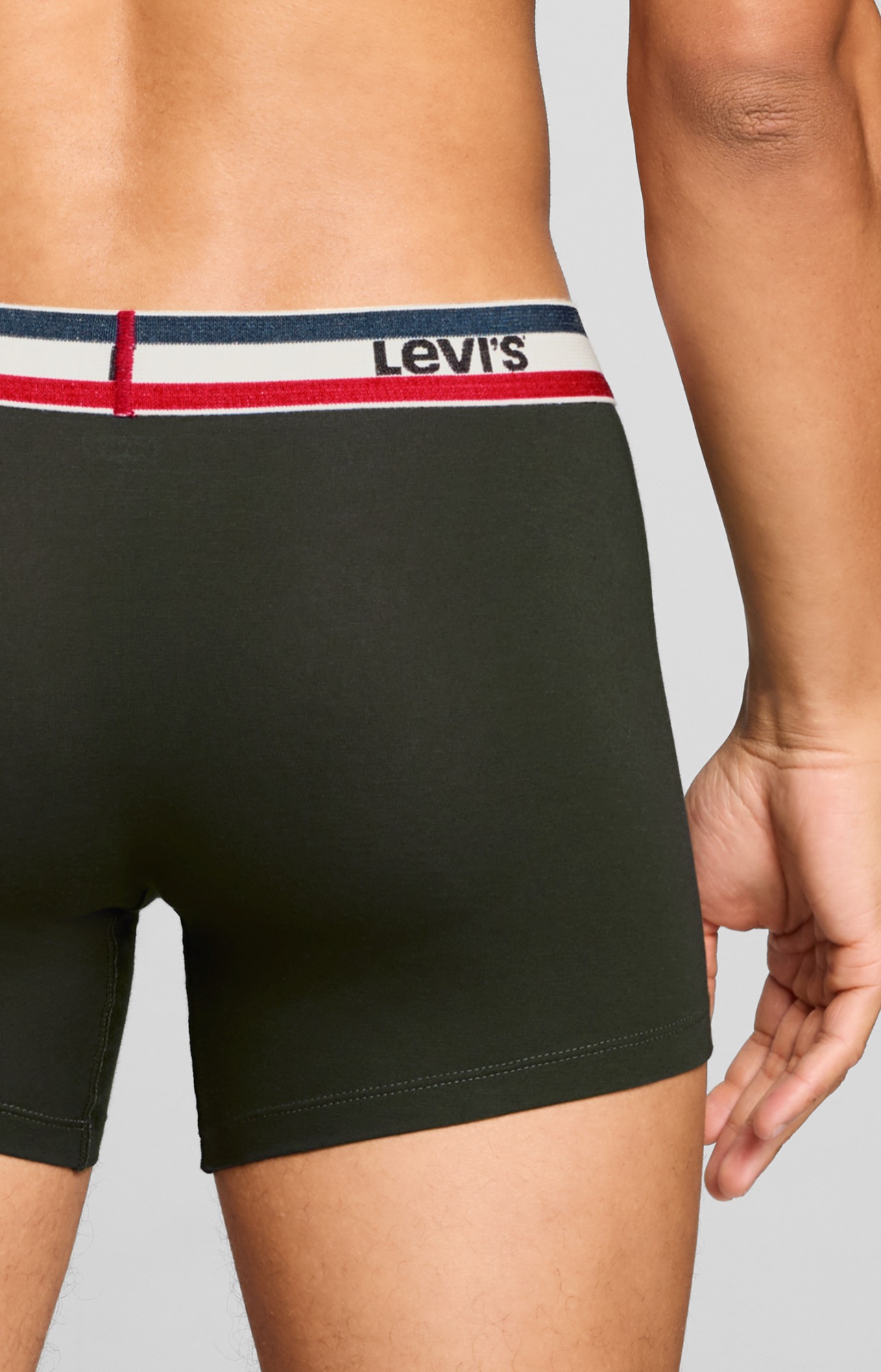 Levi's® Boxershorts »LEVIS MEN REPEAT SPW LOGO BOXER BRIEF« ohne Eingriff, elastischer Logobund, Baumwoll-Mix