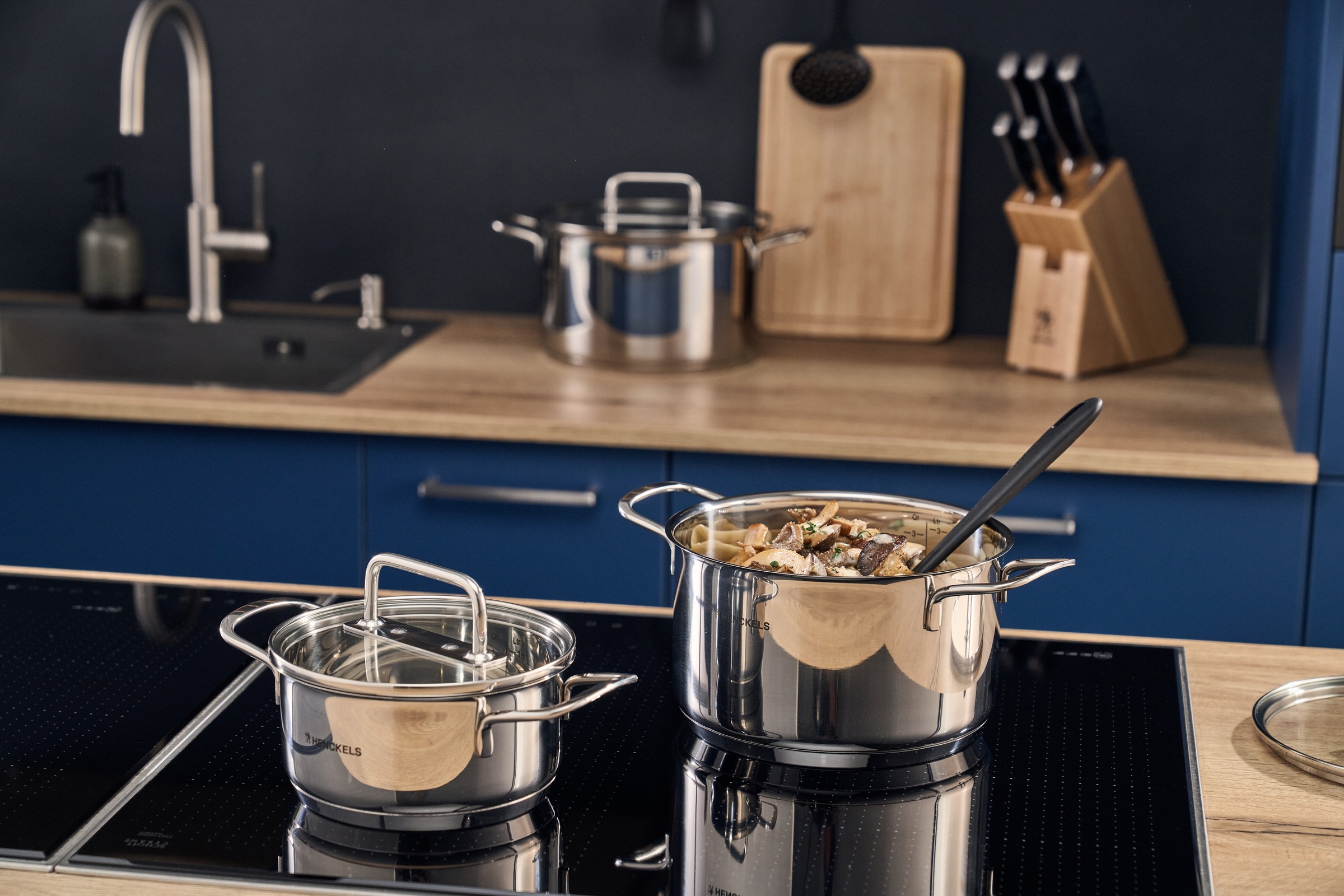 HENCKELS by ZWILLING Topf-Set »Fall« Set, 11 tlg. Edelstahl