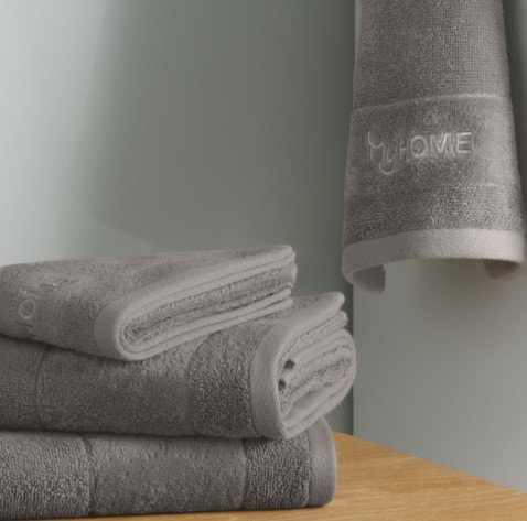 my home Handtuch Set »Aiden«, Set, 4 tlg., Frottier, Handtücher mit  Markenlogo Bordüre, Handtuch-Set aus 100% Baumwolle auf Rechnung | BAUR | Handtuch-Sets