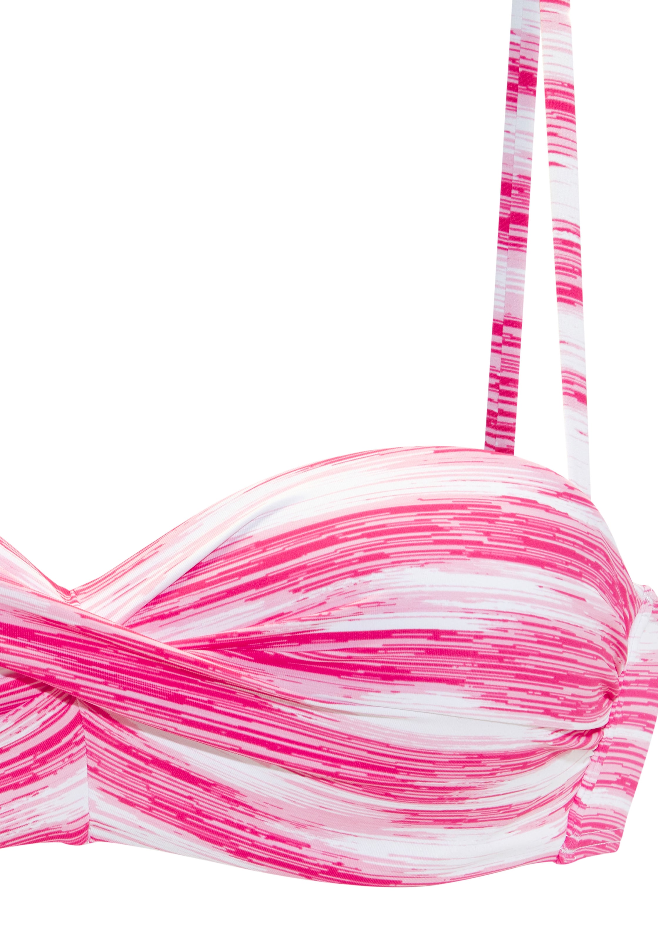 Venice Beach Bügel-Bandeau-Bikini-Top »Meliya«, mit modernem Allover-Print