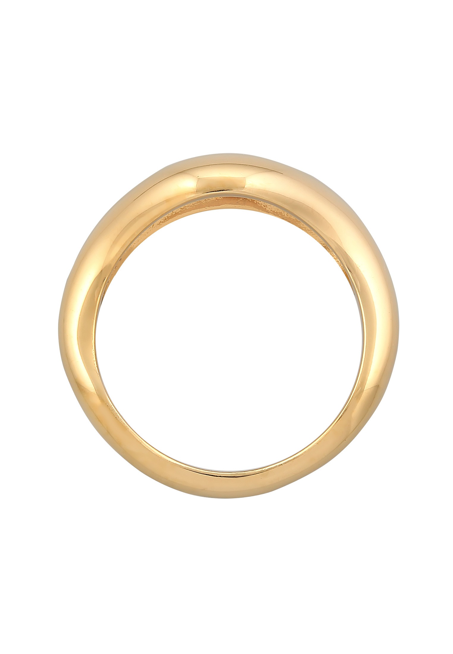 Elli Premium Fingerring »Organic Wellen Trend 925 Silber«