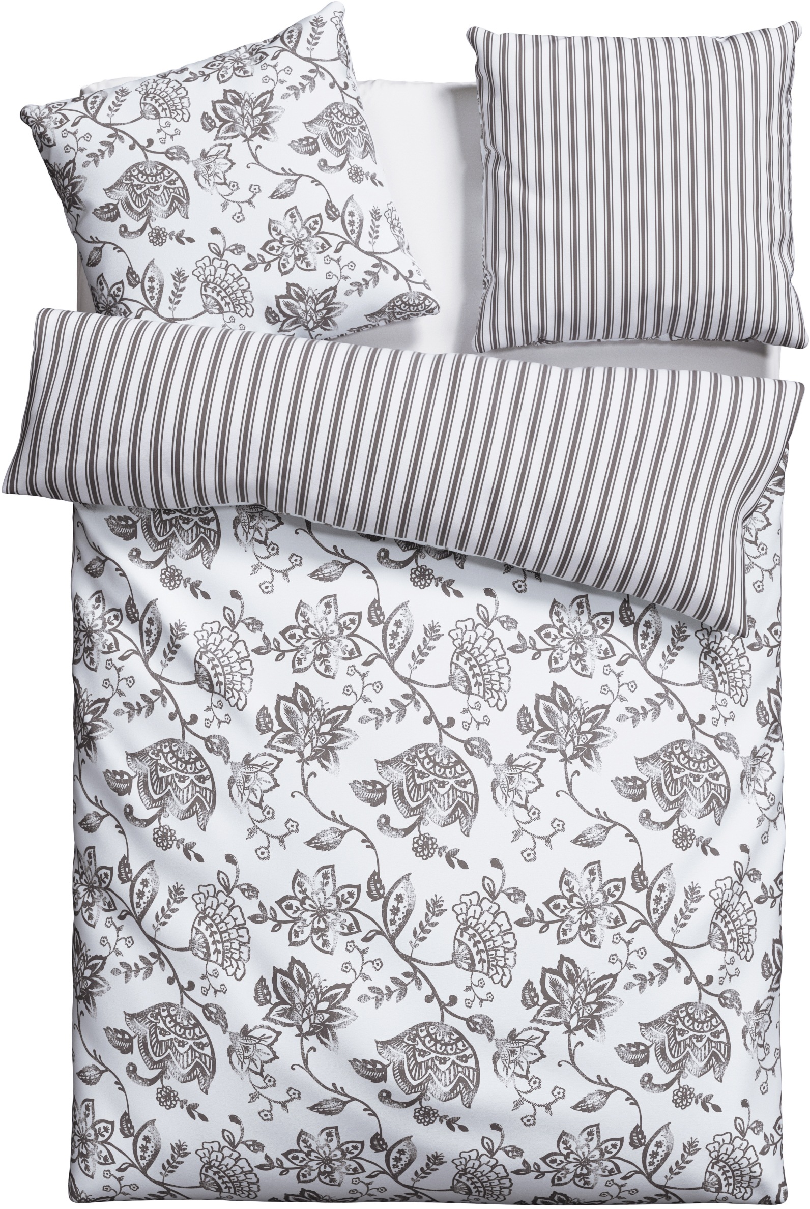 OTTO home Bettwäsche "Nordby" 2 Stk. Bettwäsche aus Baumwolle, skandinavisc günstig online kaufen