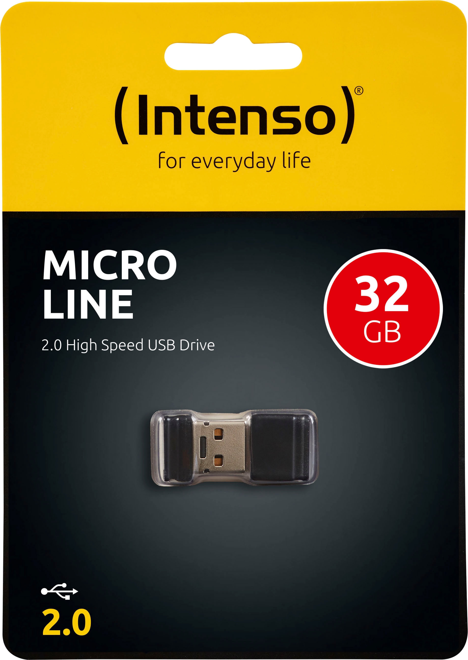 Intenso USB-Stick »Micro Line«, (Lesegeschwindigkeit 16,5 MB/s)