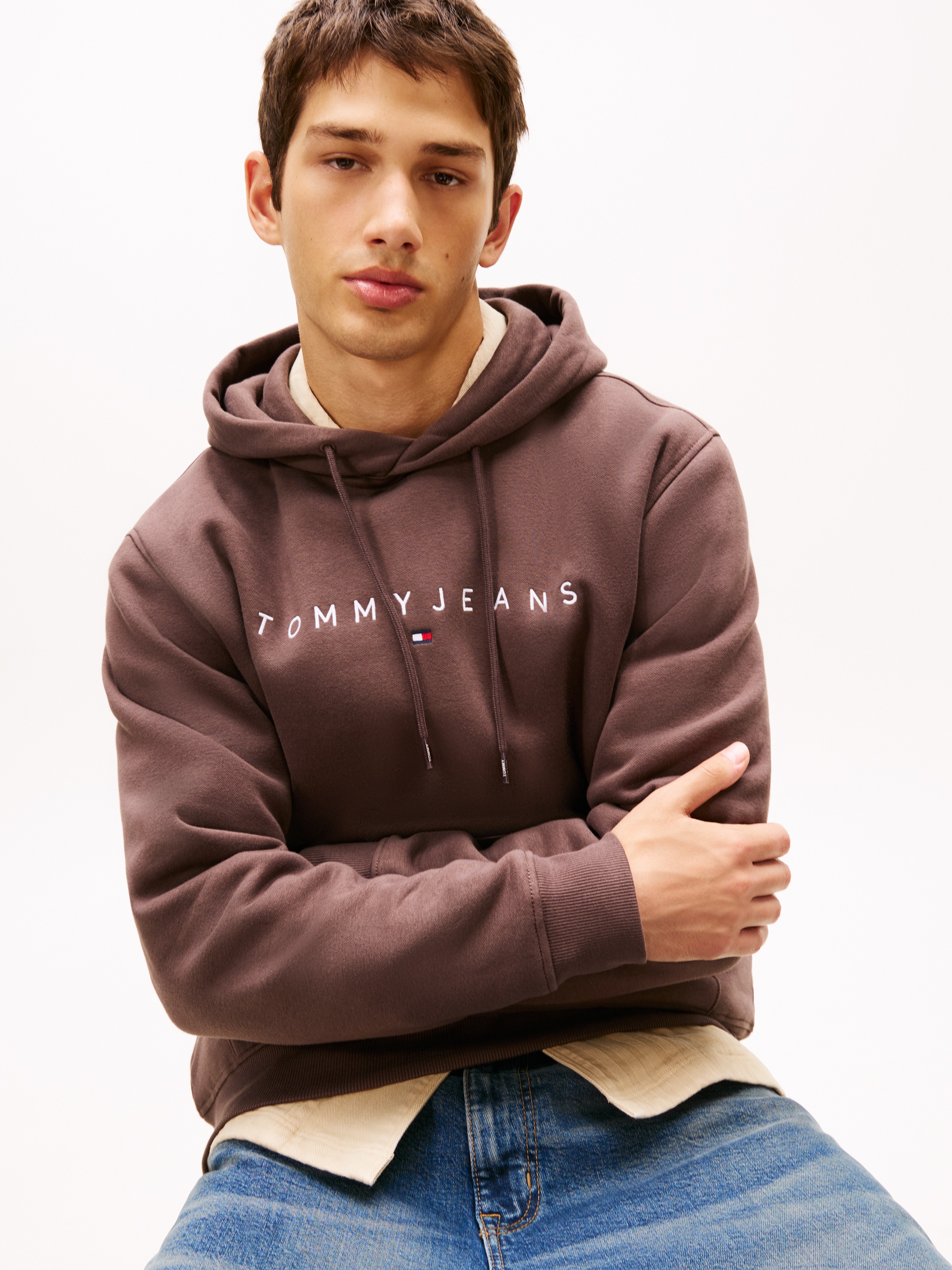 Tommy Jeans Hoodie "TJM REG LINEAR LOGO HOODIE EXT" günstig online kaufen