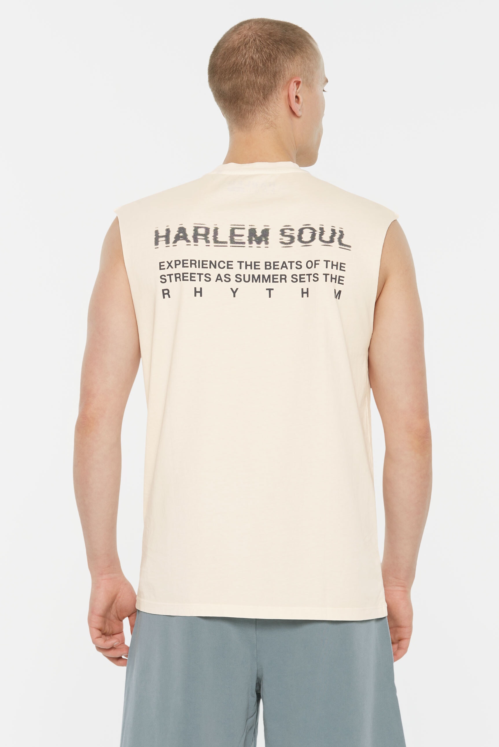 Harlem Soul Muscleshirt, mit offenen Kanten