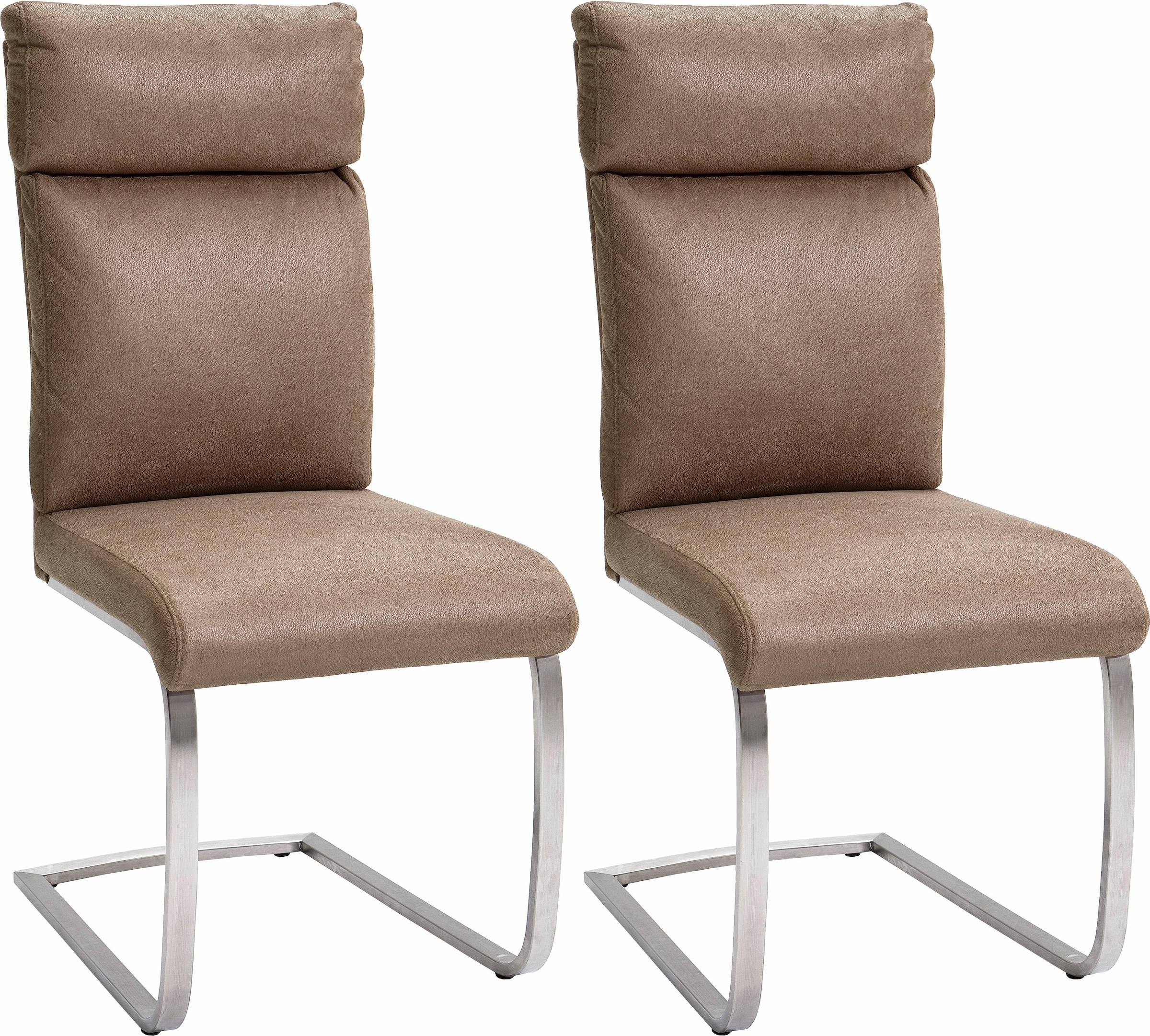 | belastbar Kg bis furniture 2 (Set), Freischwinger, bestellen Stuhl BAUR Microfaser, 130 St., MCA