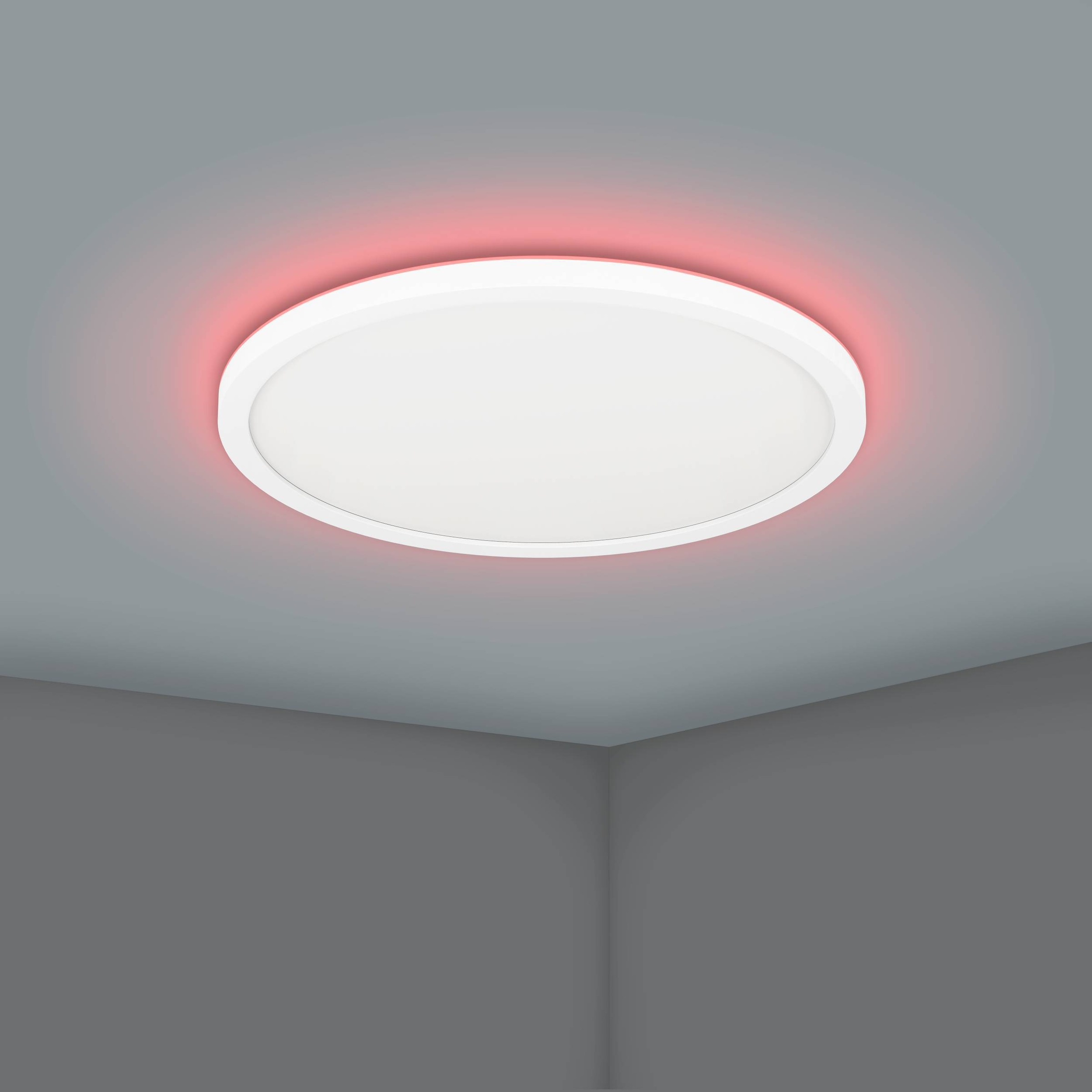 EGLO Deckenleuchte »Rovito-Z Deckenlampe, ZigBee 3.0, Kunststoff, Badezimmerlampe, IP44« LED-Modul 1 Stk. Kaltweiß | RGB
