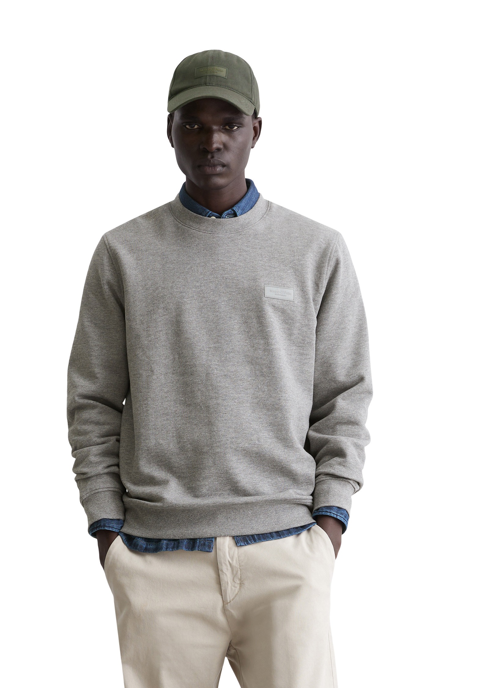 Marc O'Polo Sweatshirt mit leicht unregelmäßiger günstig online kaufen