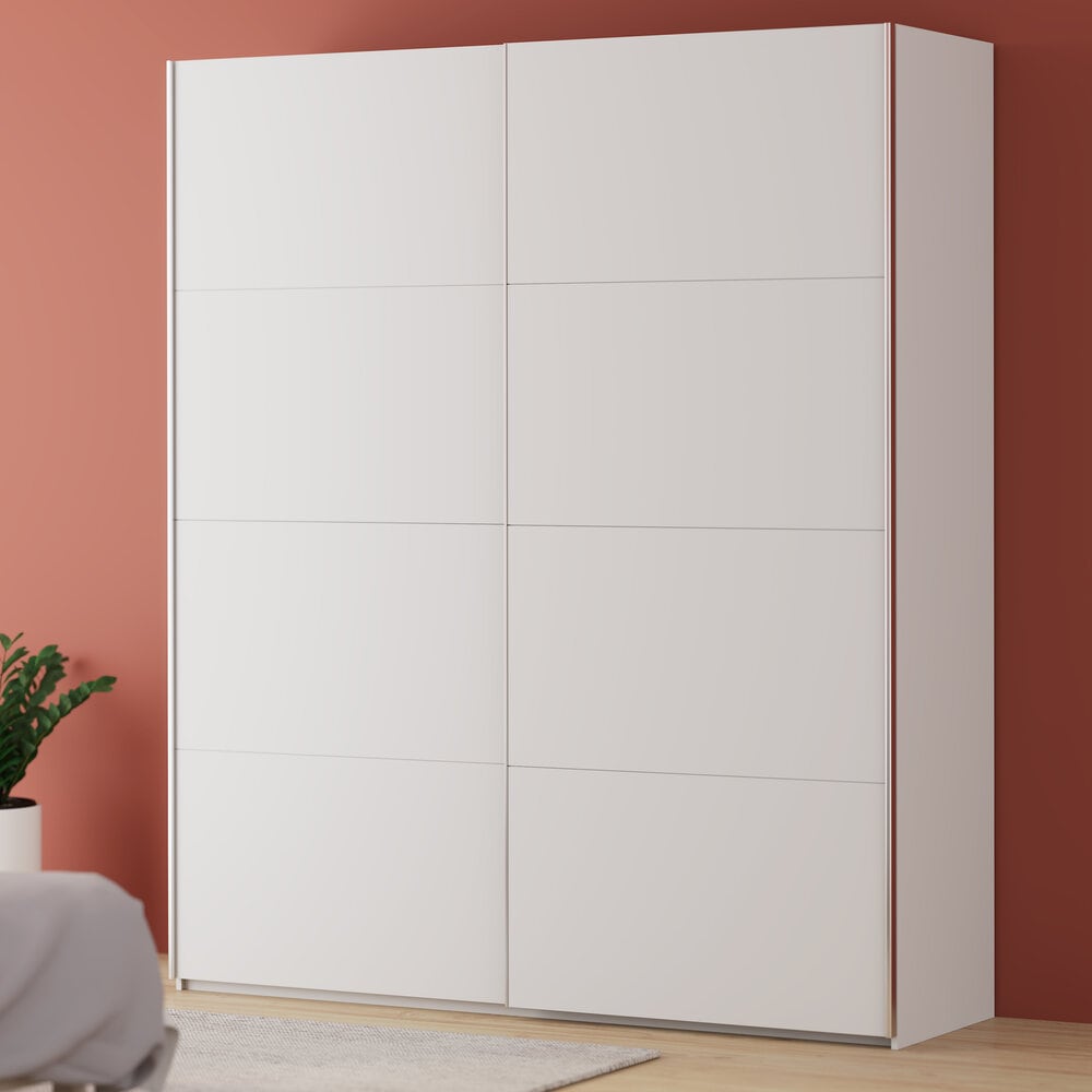 FORTE Schwebetürenschrank "Fittio, Made in Europe, 2 Schiebetüren, modernes günstig online kaufen