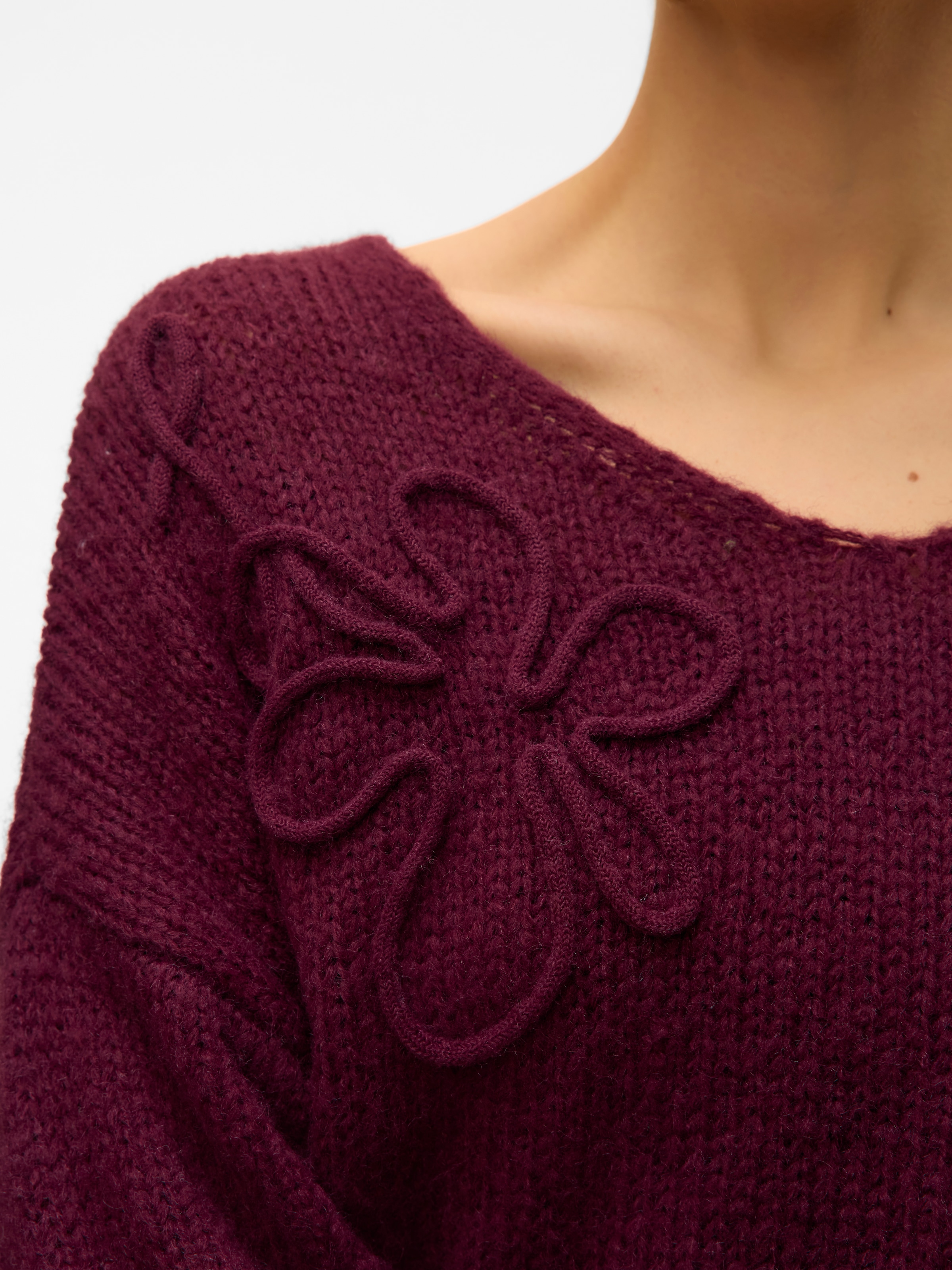 Vero Moda V-Ausschnitt-Pullover »VMLOLLIPOP LS V-NECK PULLOVER BOO«