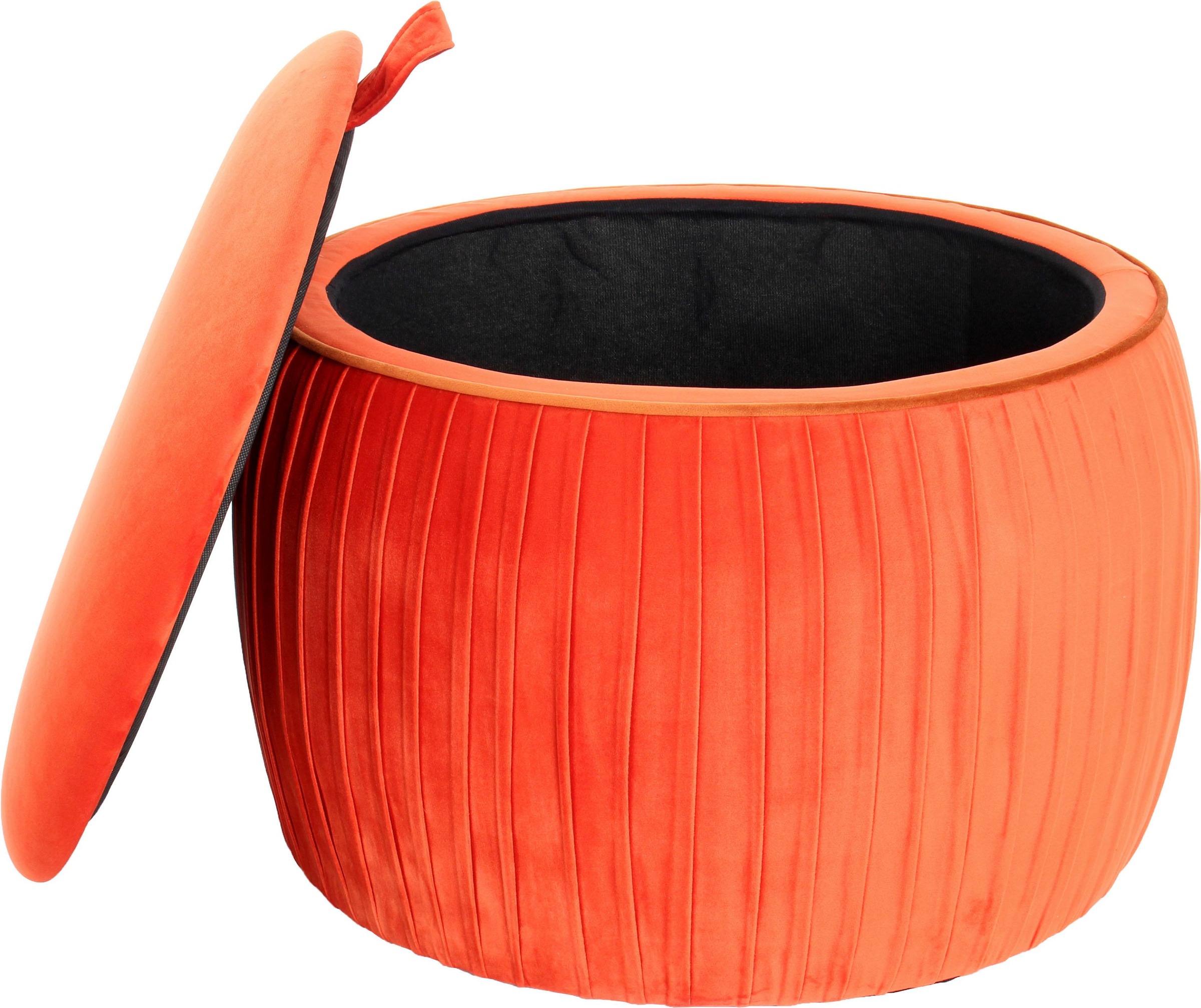 Kayoom Sitzhocker "Hocker Adoree, Sitzgelegenheit in attraktiver Form,Hocke günstig online kaufen