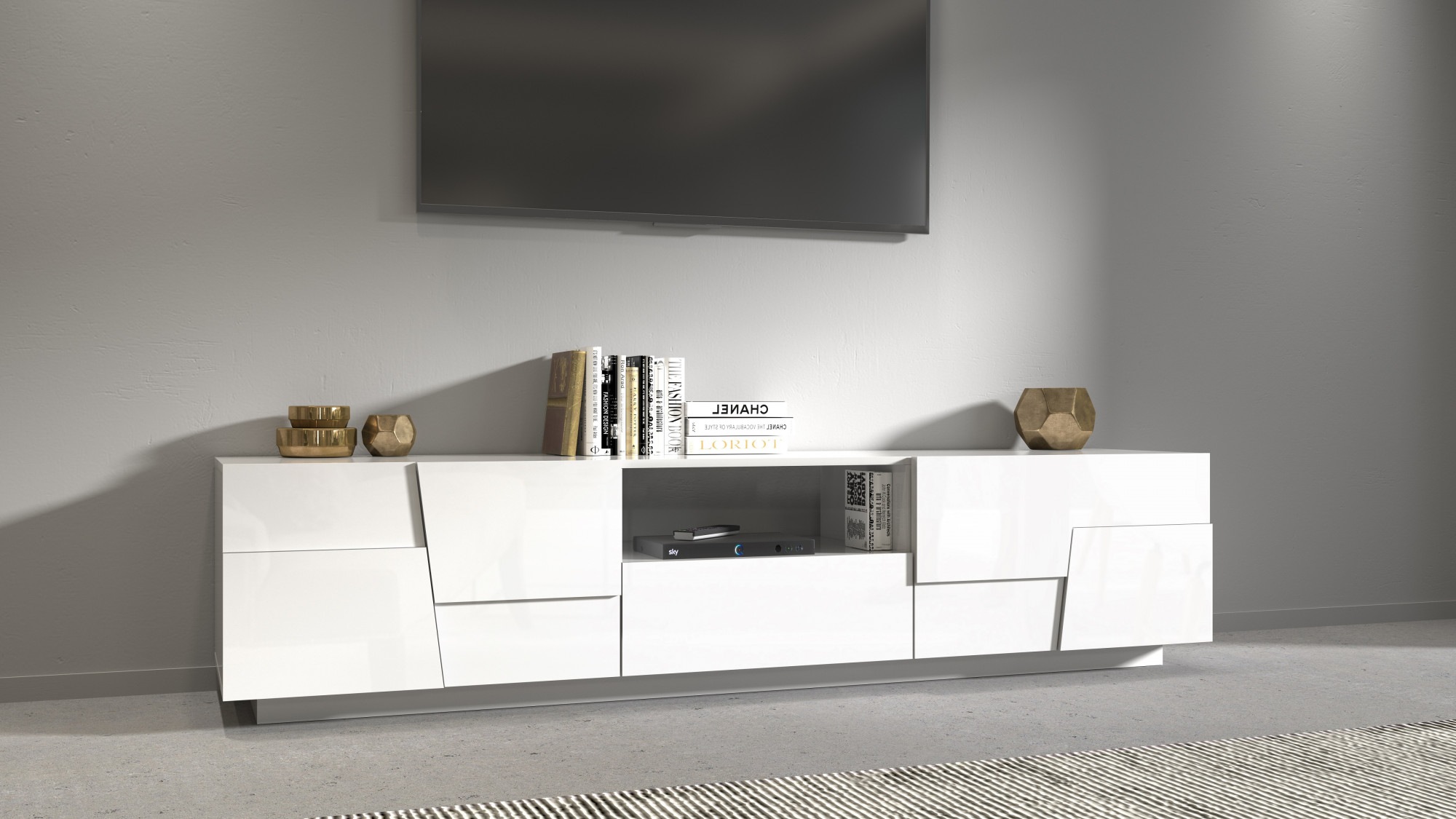 Home affaire Lowboard "Pongo" 1 Stk. tlg. günstig online kaufen