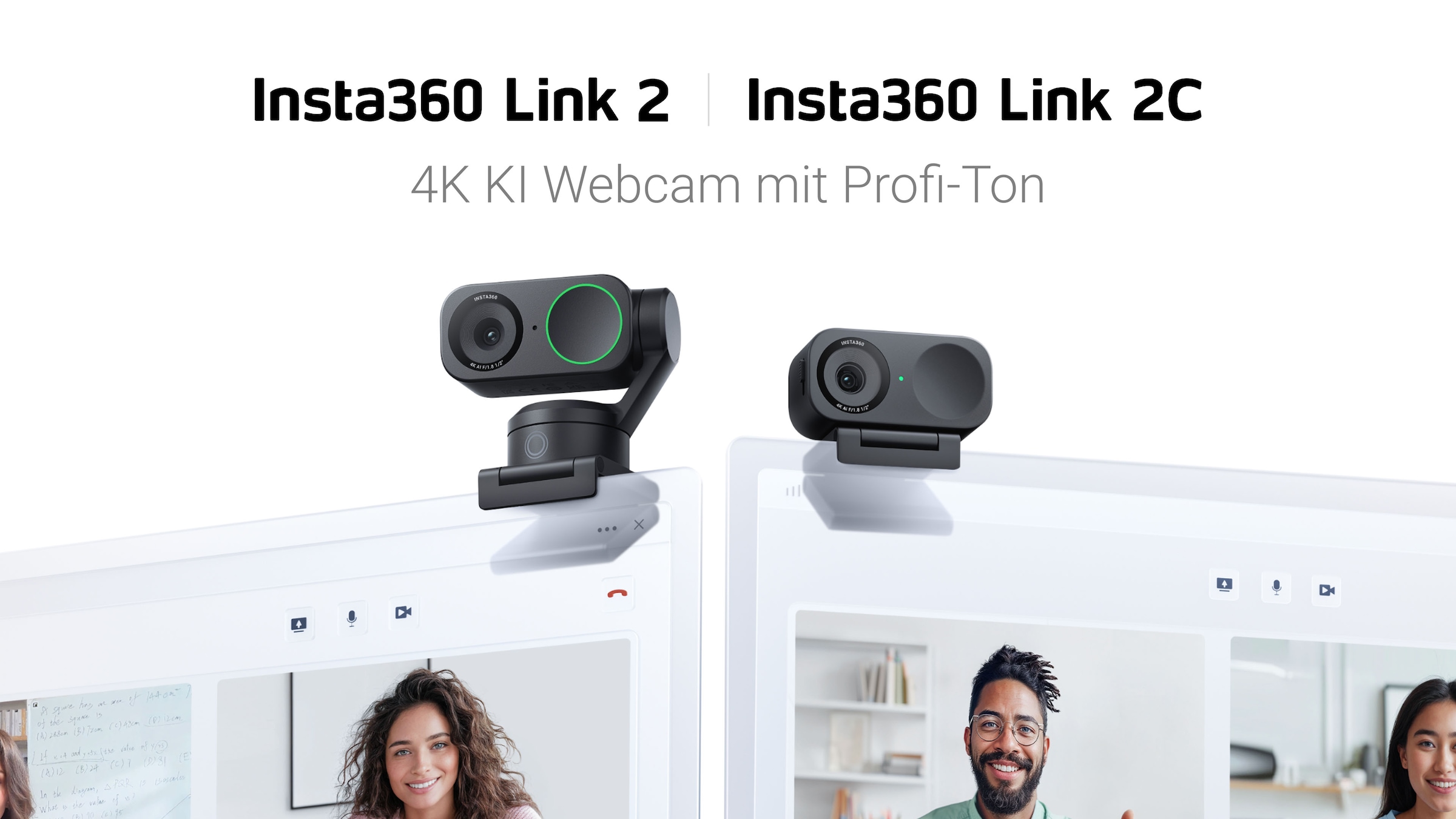 Insta360 Webcam »Link 2« 4K Ultra HD