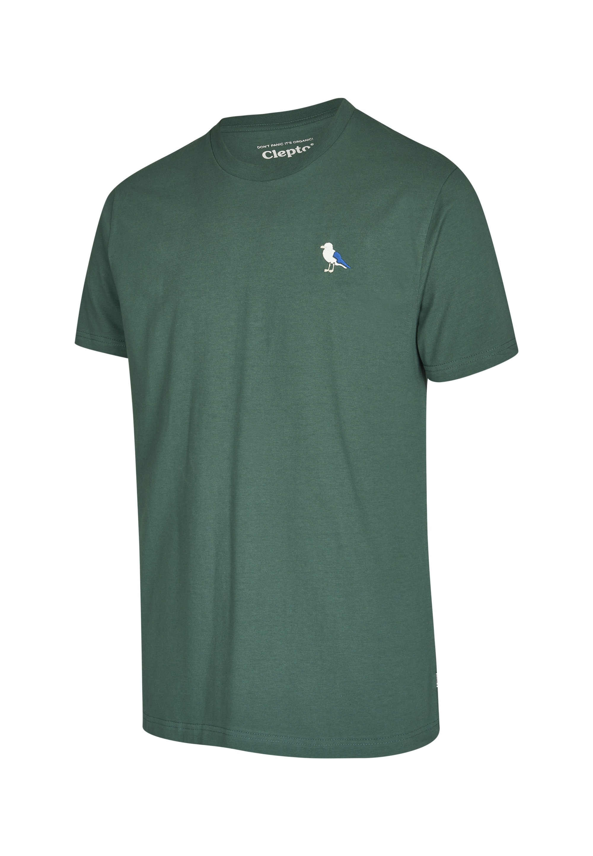 Cleptomanicx T-Shirt »Embro Gull«, (1 tlg.), mit Gull-Stickerei