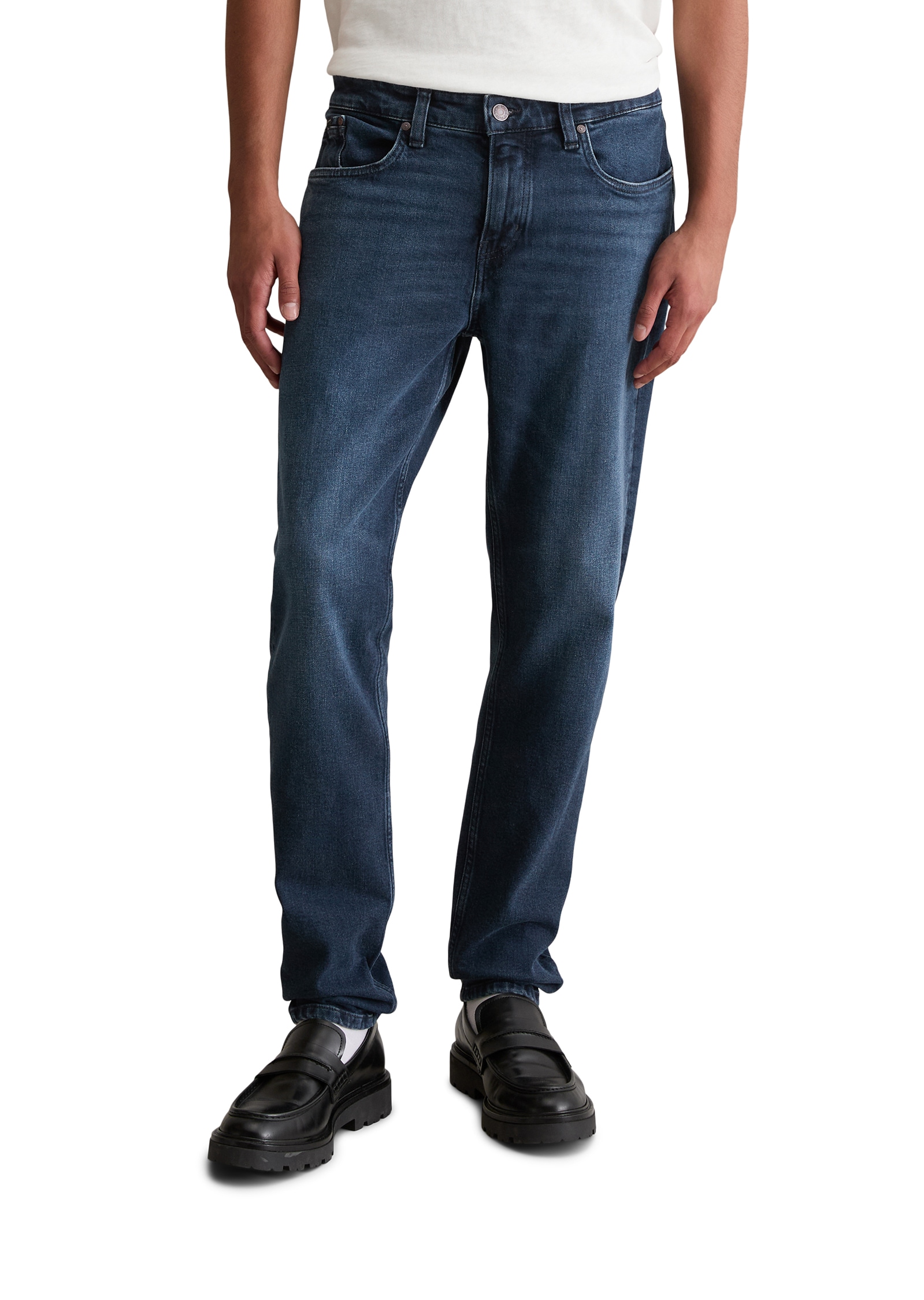 Marc OPolo DENIM 5-Pocket-Jeans, normale Bundhöhe, tapered-fit, used washed günstig online kaufen