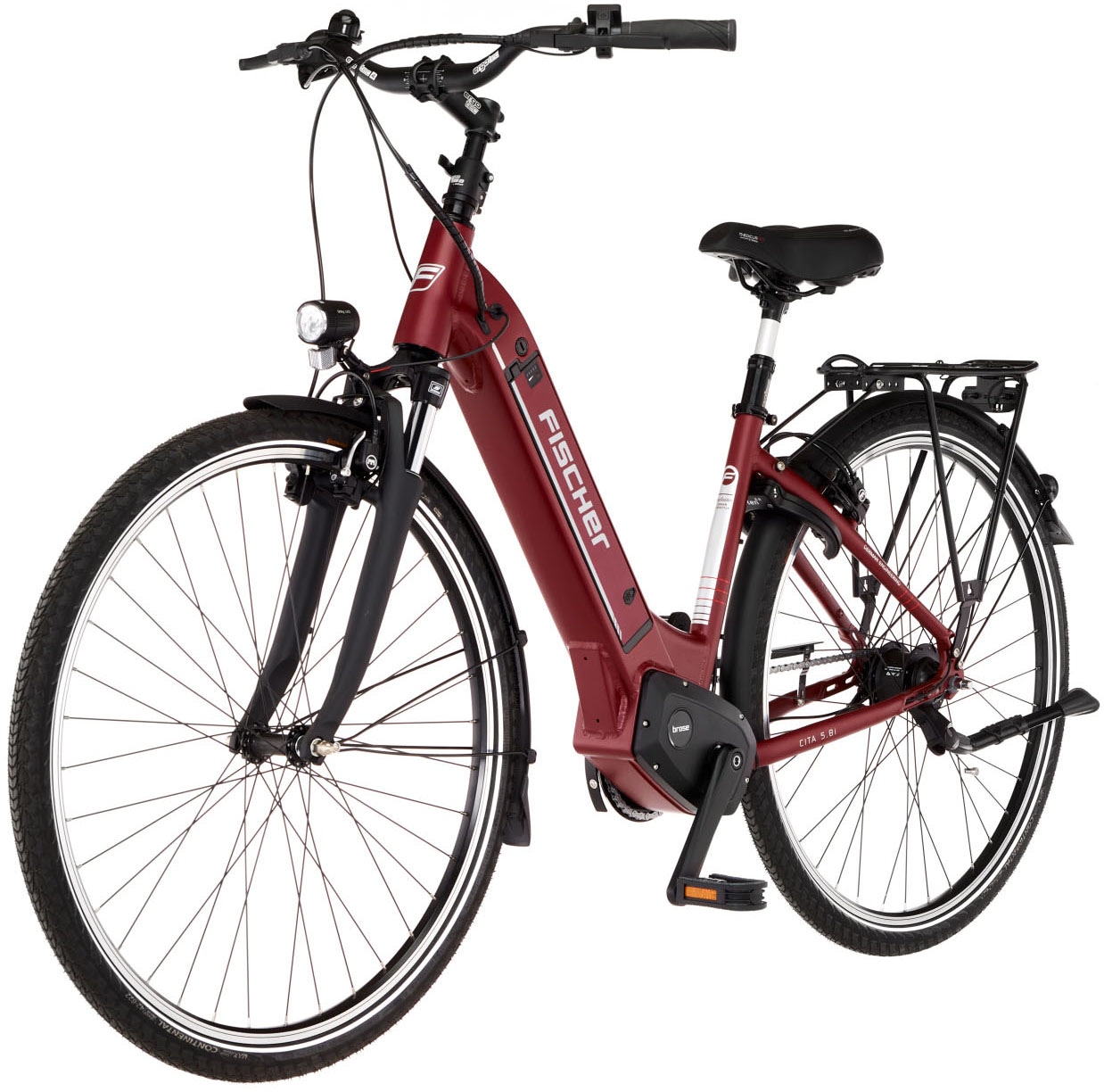 FISCHER Fahrrad E-Bike »CITA 5.0i - Sondermodell 504 44«, 7 Gang, Shimano, NEXUS, Mittelmotor 250 W, Pedelec