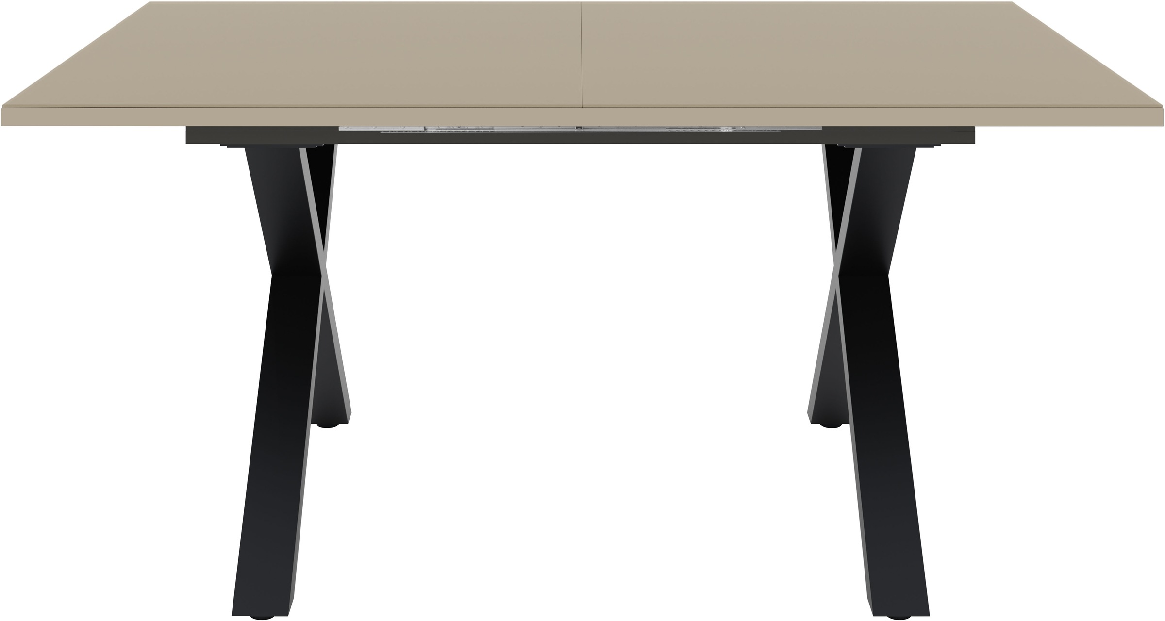 Mäusbacher Esstisch Esstisch ausziehbar auf 210 cm, eckige Tischform, Gestell X-Form