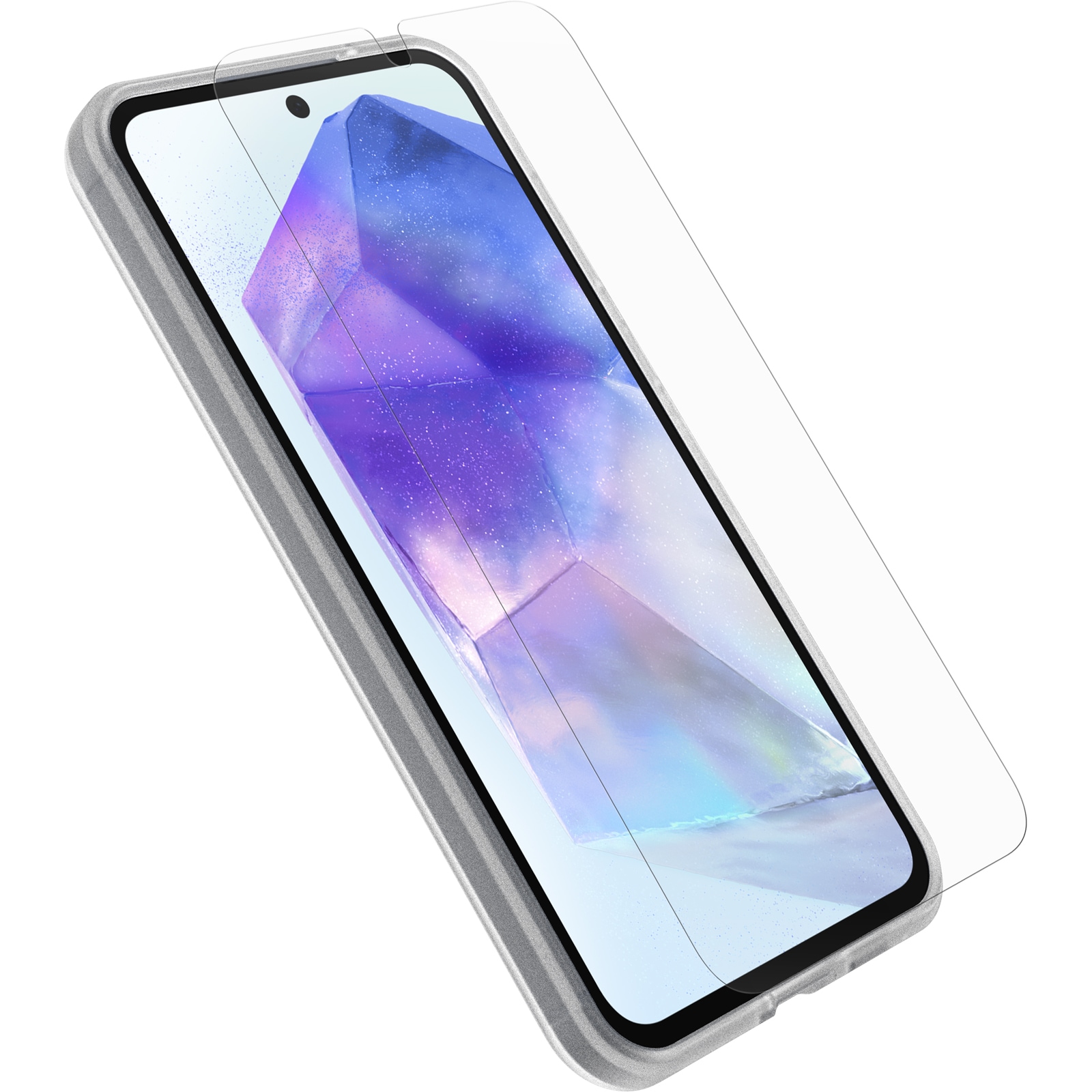 Otterbox Handyhülle »React + Glass für Samsung Galaxy A55 5G«, Schutzhülle, Cover, Backcover