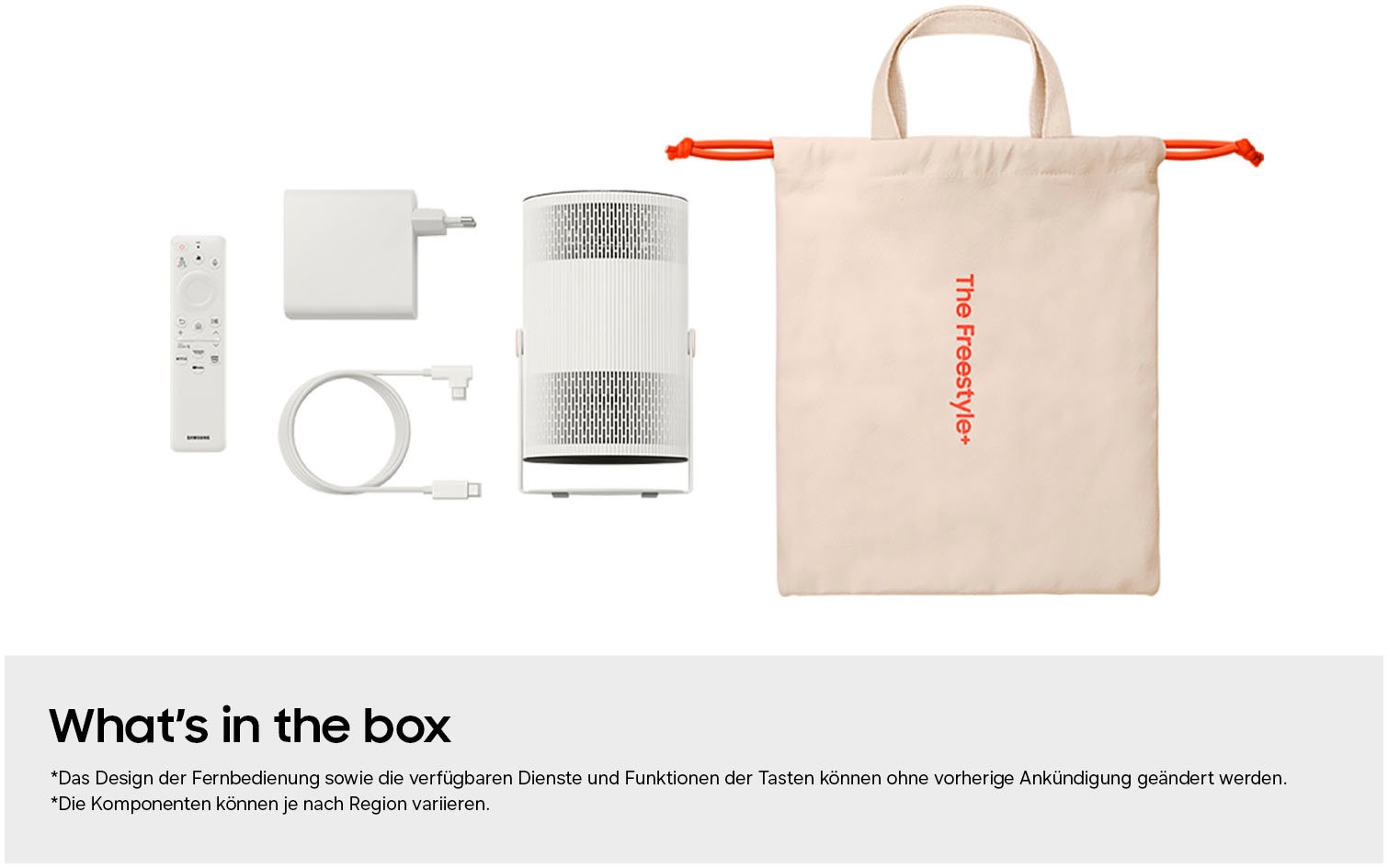 Samsung Portabler Projektor »The Freestyle+« (430 lm 100000:1 1920 x 1080 px)