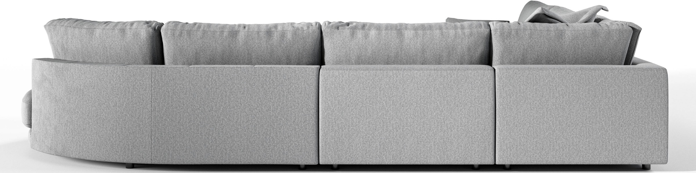 3C Candy Ecksofa »Enisa II, bequem und komfortabel, Mega Familiensofa, L-Form«, incl. 3 Flatterkissen, wahlweise mit Flecken-Schutz-Bezug Easy care