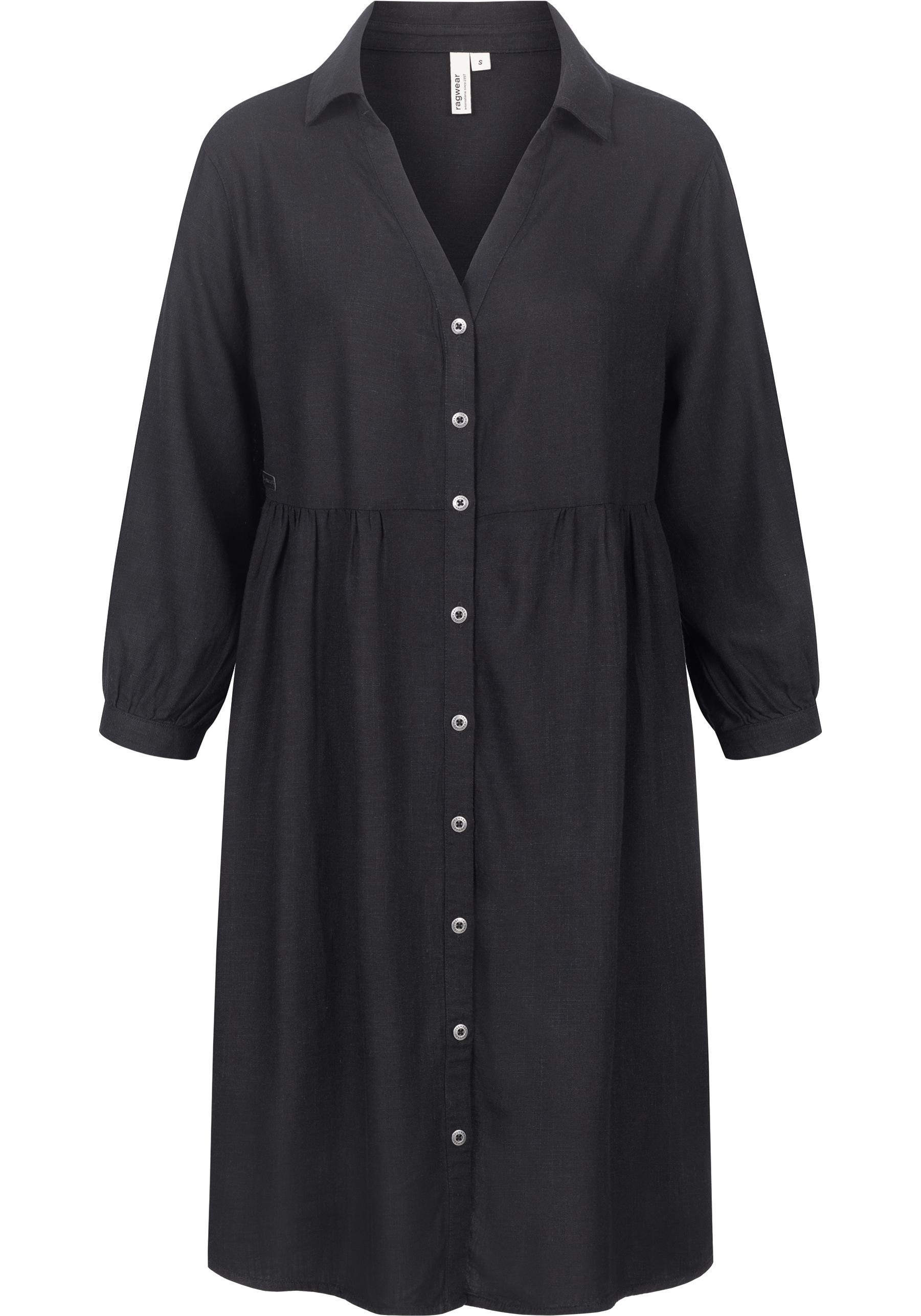 Ragwear Minikleid "Almu" Ohne Taschen Leichtes Langarmkleid mit Blumenmuste günstig online kaufen