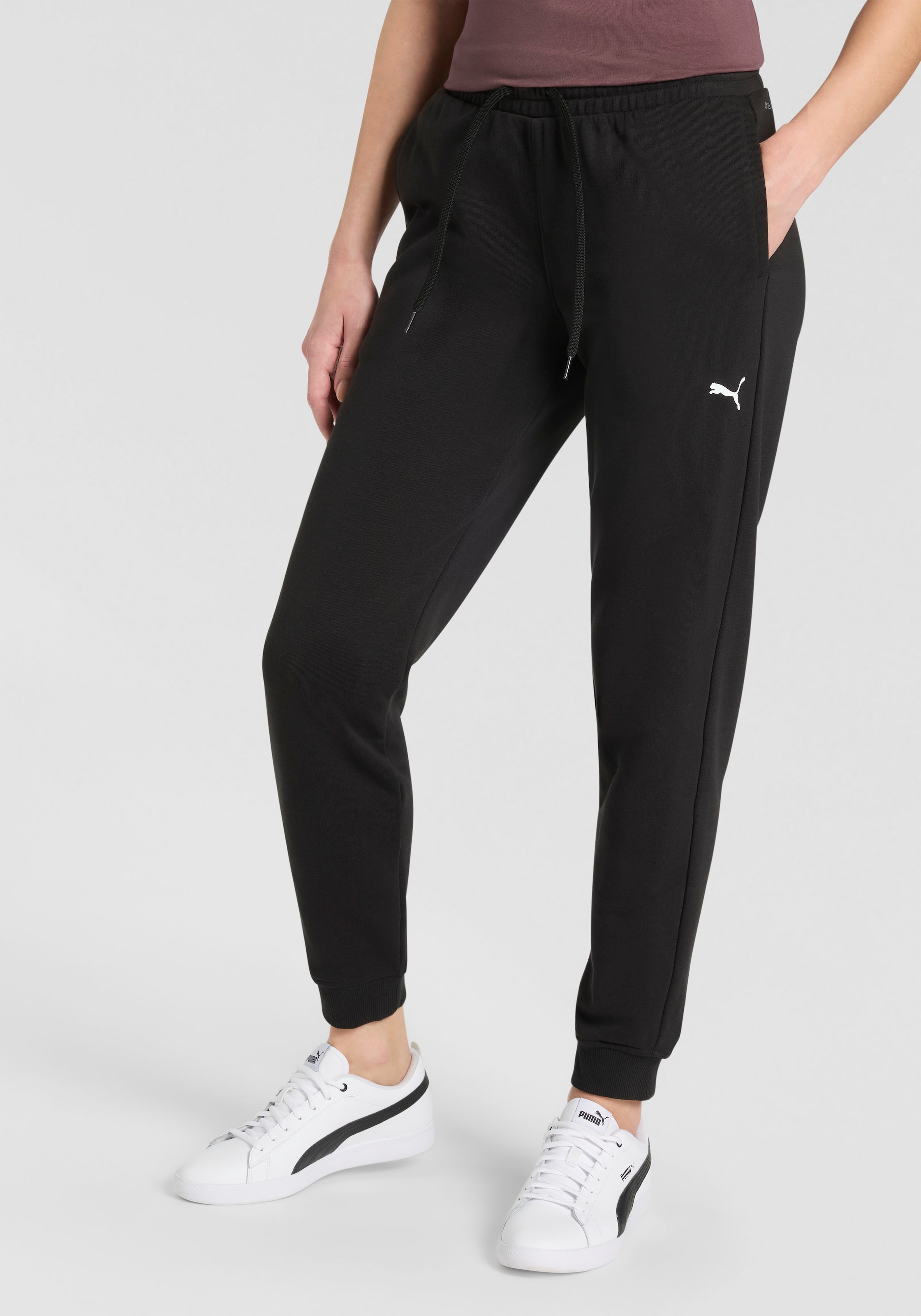 PUMA Trainingshose "W TAD ESSENTIAL FT JOGGER" günstig online kaufen