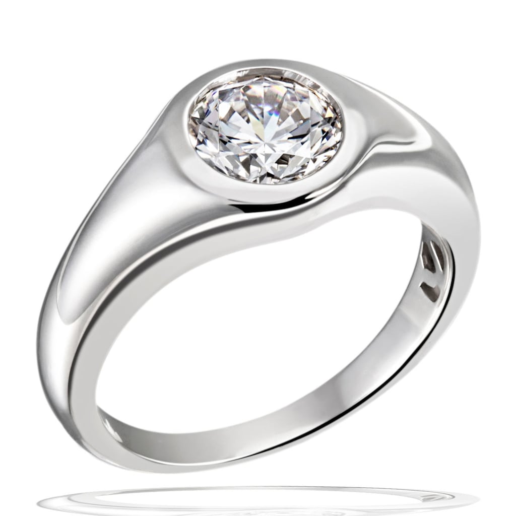 goldmaid Silberring 925/- Sterlingsilber 1 weißer Zirkonia goldmaid Silberring 925/- Sterlingsilber 1 weißer Zirkonia