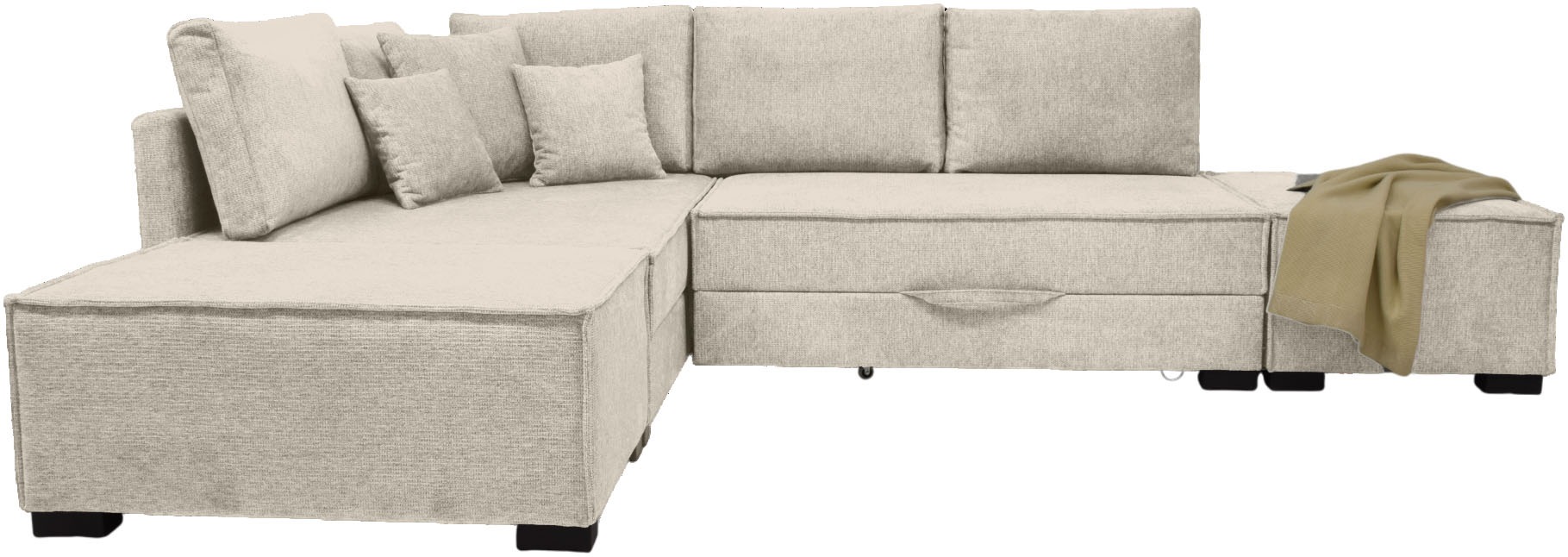 Home affaire Ecksofa "Night & Day L-Form, Breite 316 cm mit Dauer-Schlaffun günstig online kaufen