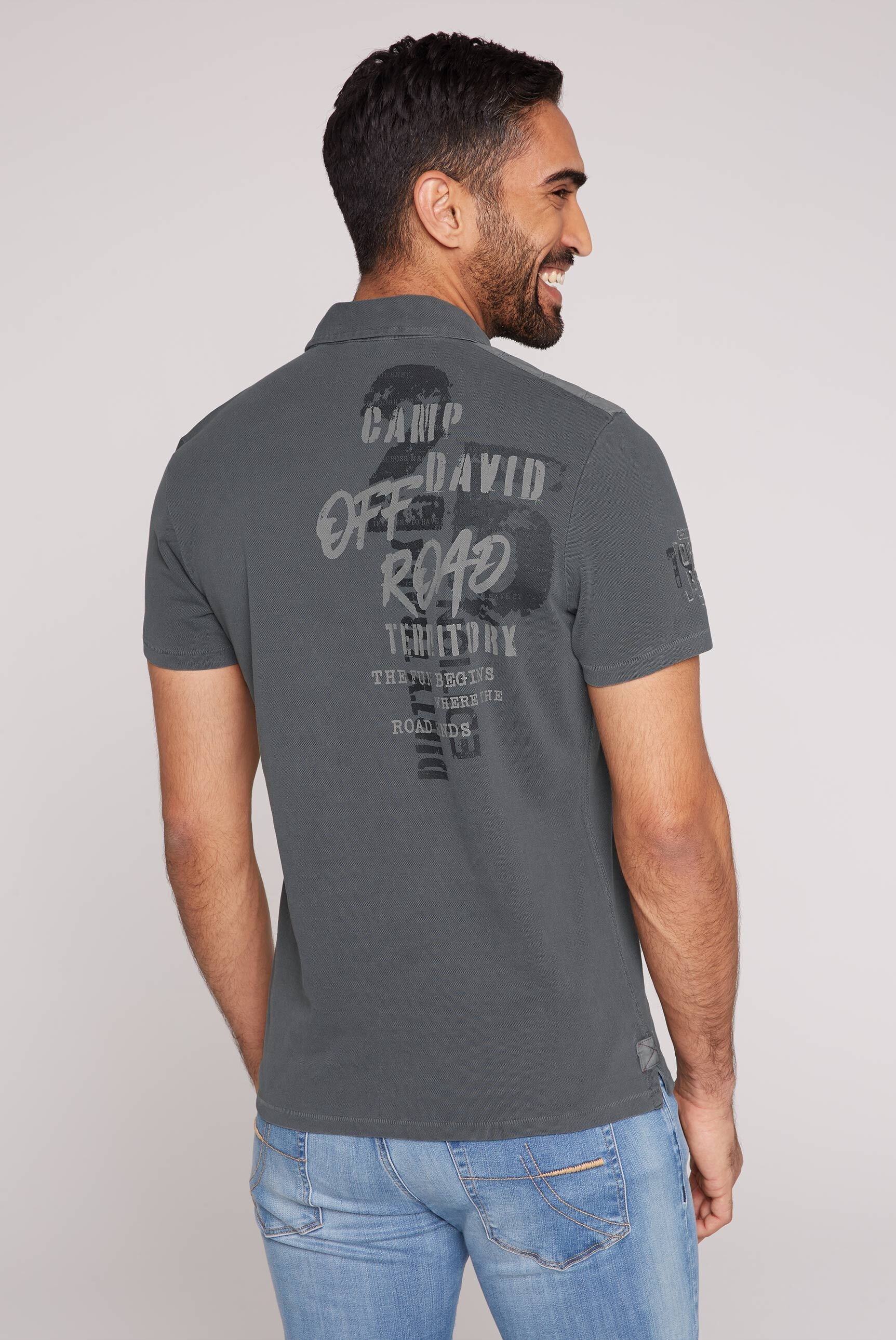 CAMP DAVID Poloshirt, mit Vintage-Waschung
