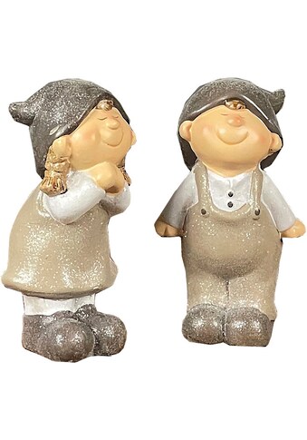 HOSSNER - HOMECOLLECTION Weihnachtsfigur »Dekofigur Winterkinde...