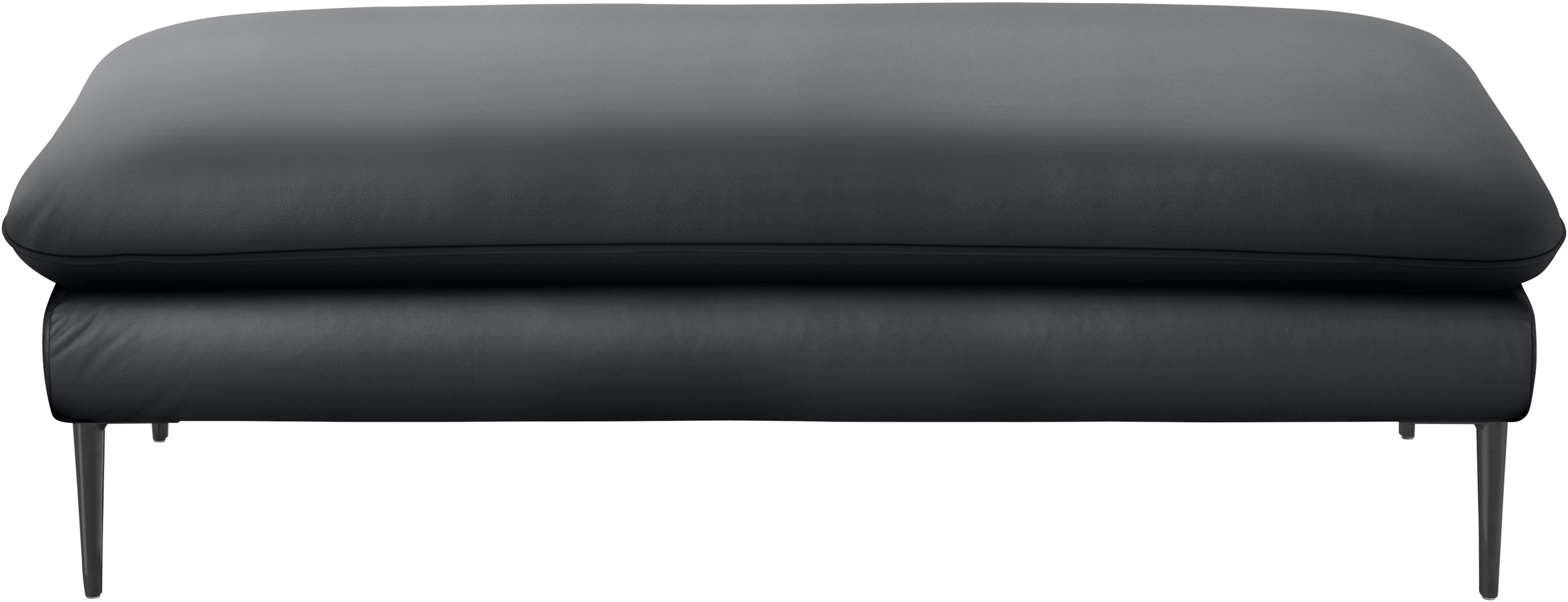 Thumbnail - W.SCHILLIG Hocker "enjoy&MORE" Füße schwarz pulverbeschichtet, Breite 151 cm