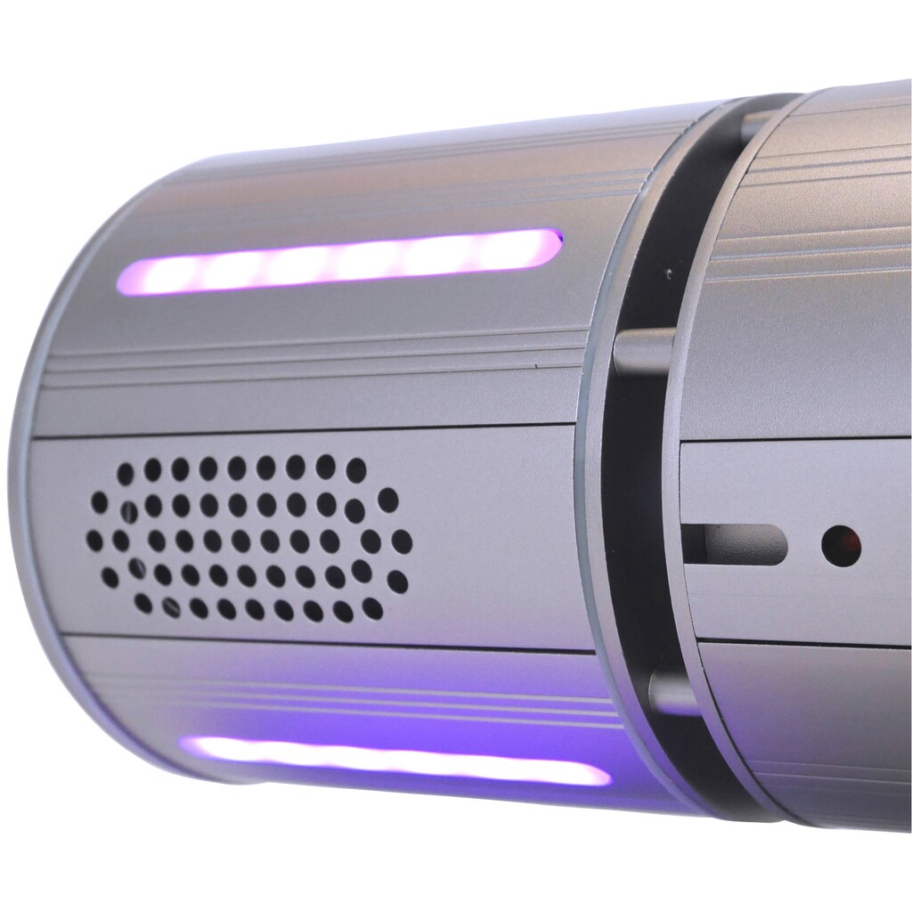 Vasner Heizstrahler »Bluetooth, grau, Appino BEATZZ«, 2000 W, Wand / Decke mit Musik & LED