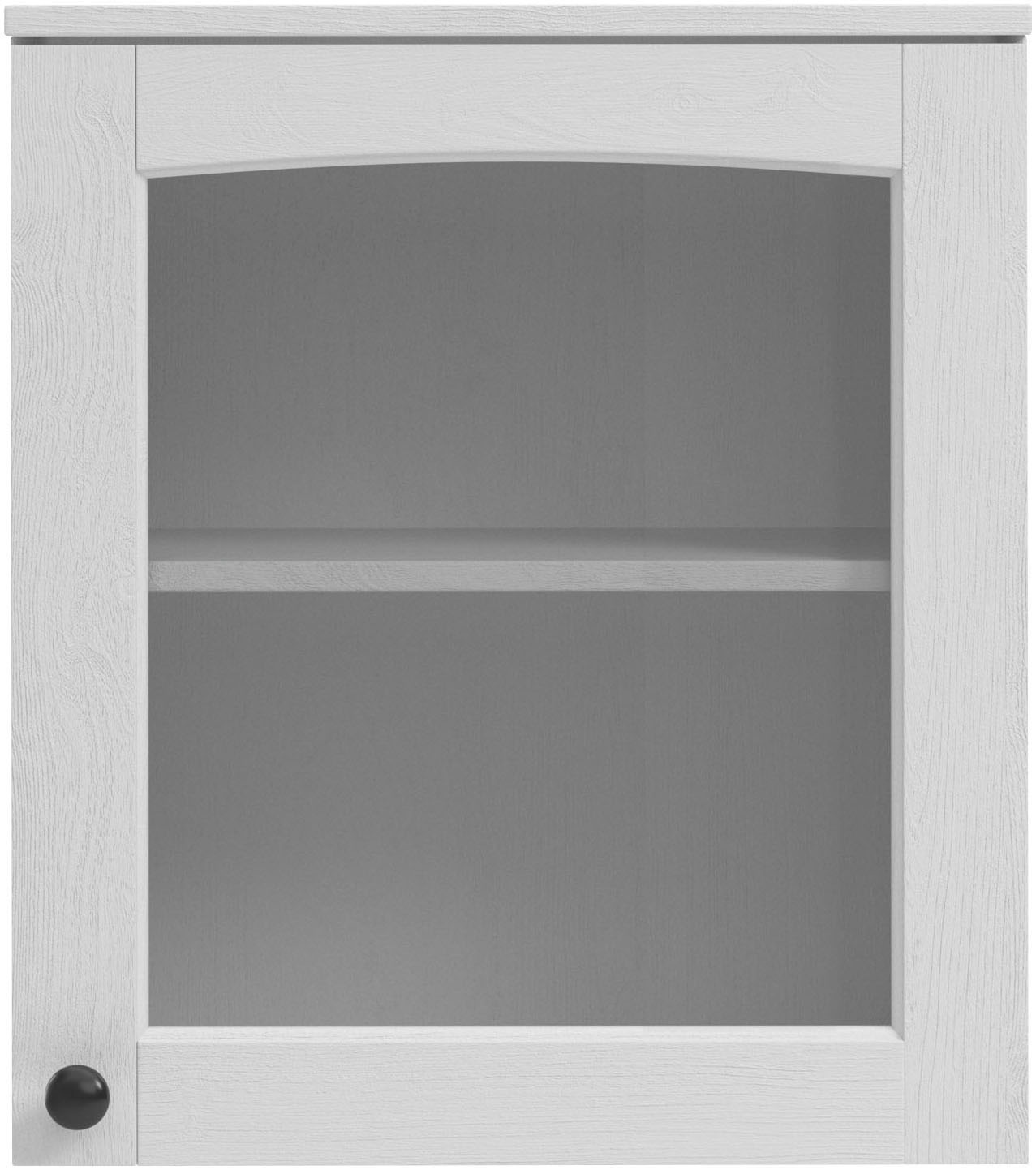 KOCHSTATION Hängeschrank »KS-Osby«, (1 St.), Kiefer massiv, Breite 50 cm, Tür mit Glaseinsatz
