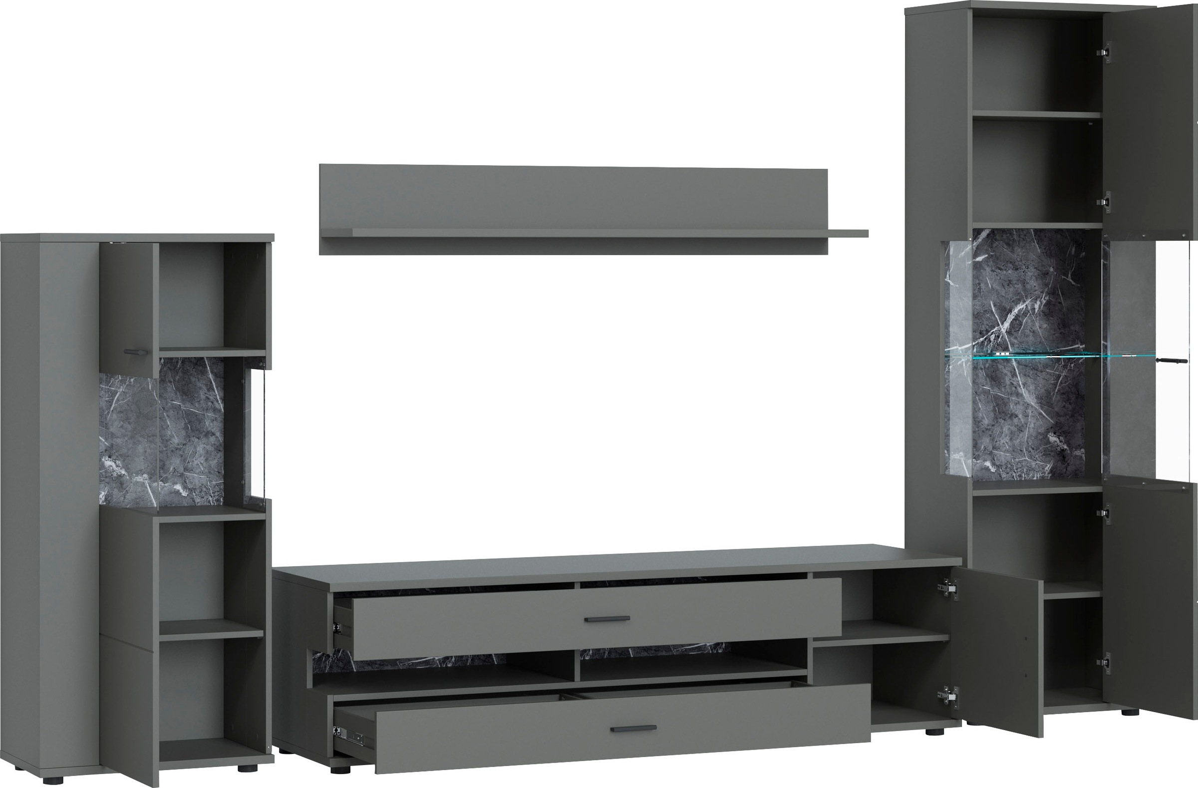 Thumbnail - OTTO home Wohnwand "Henley" Set, 4 Stk. tlg.