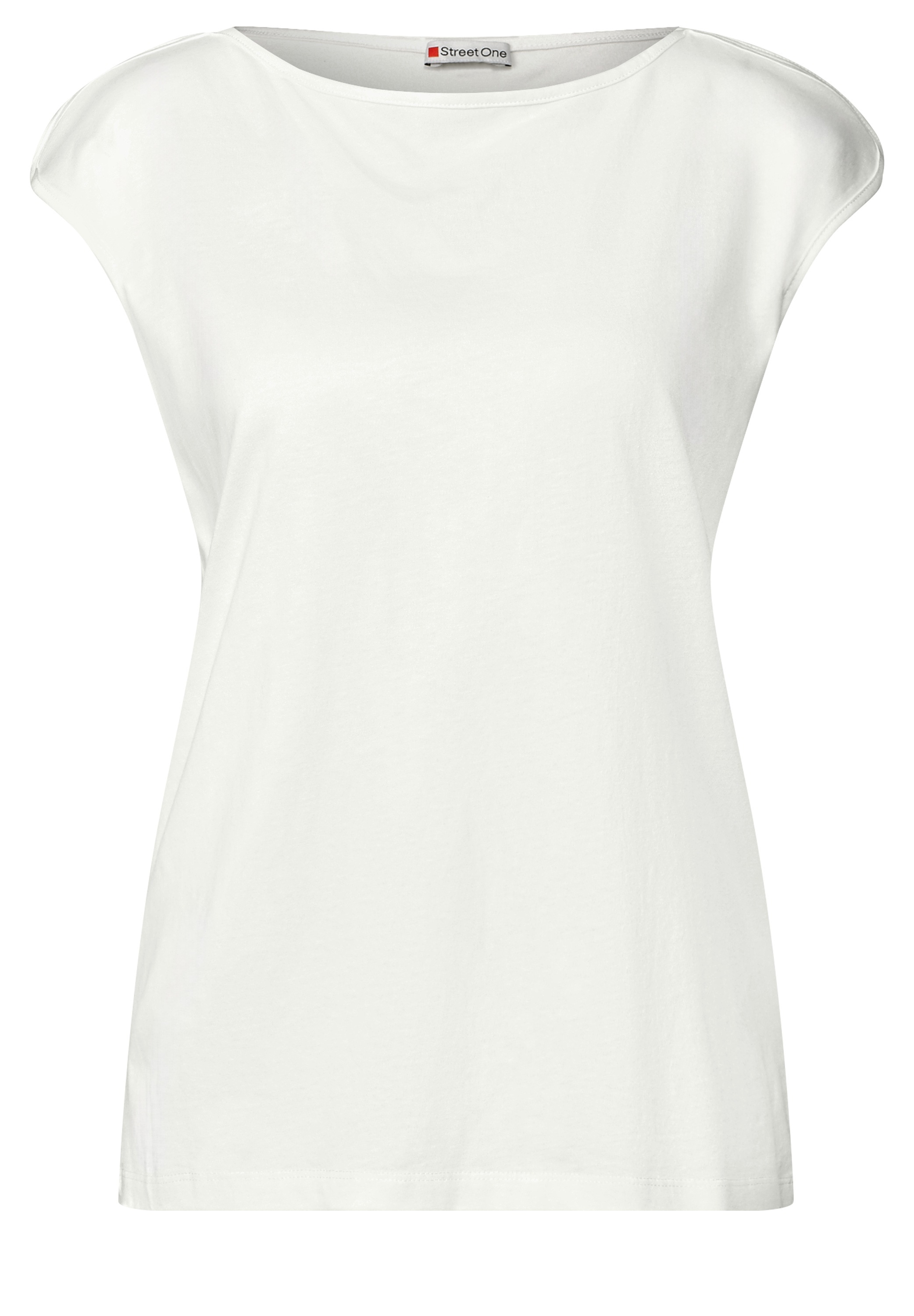 STREET ONE T-Shirt, mit U-Boot-Ausschnitt