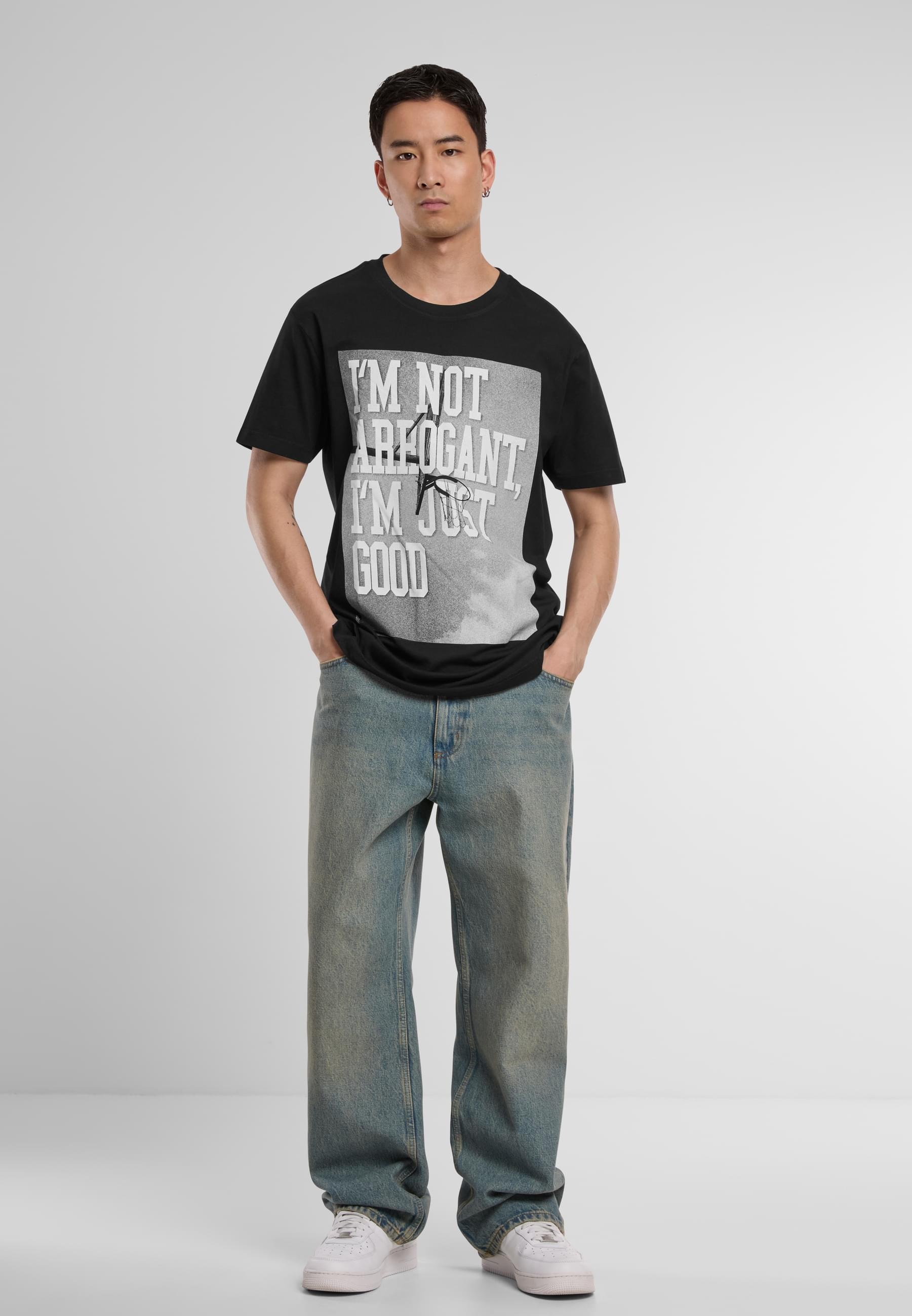 MisterTee T-Shirt »MisterTee Herren I'm Not Arrogant I'm Just Good Tee«, (1 tlg.)