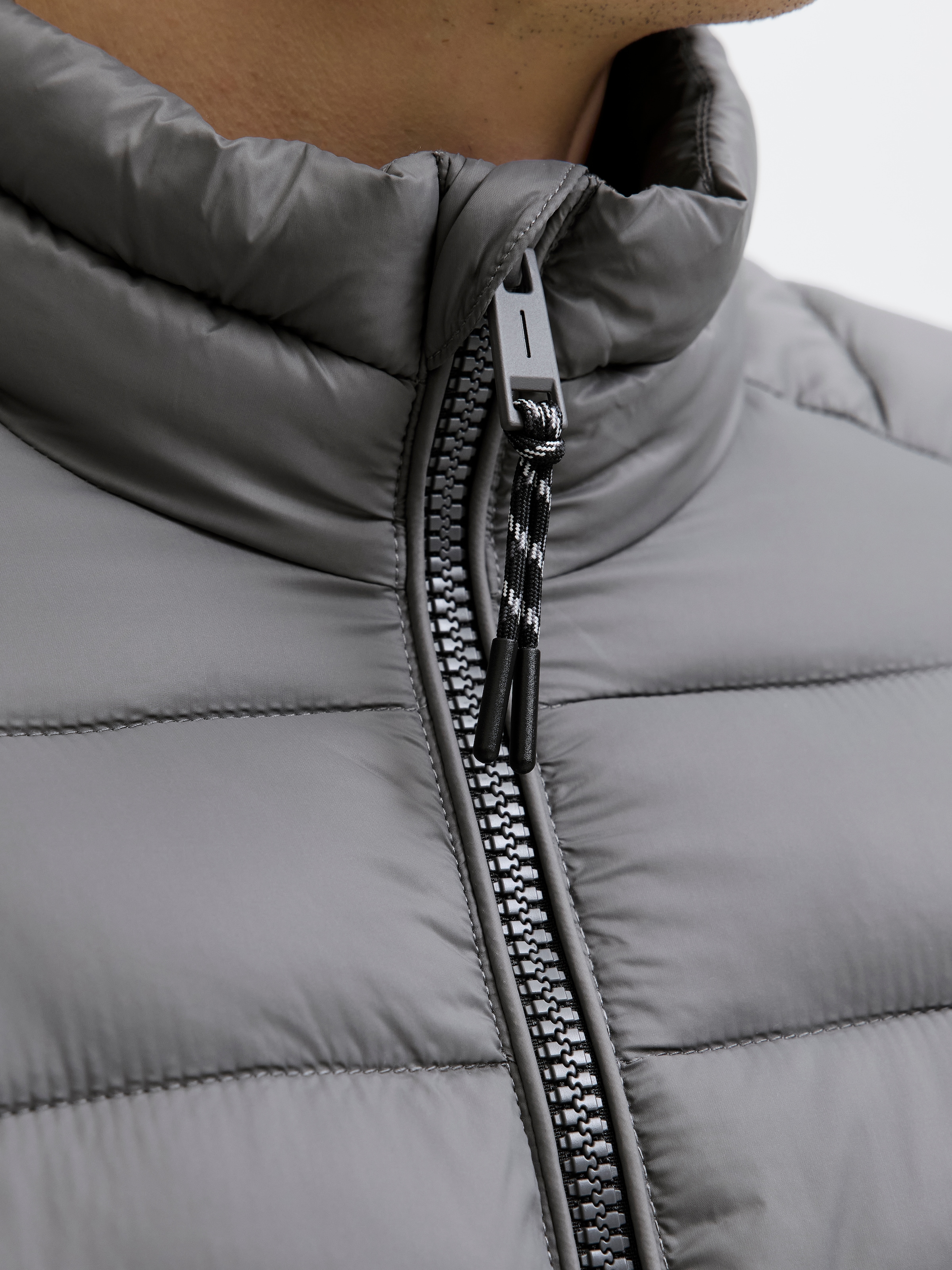 Jack & Jones Steppjacke »JJEBRADLEY LIGHT PUFFER COLLAR NOOS«, ohne Kapuze