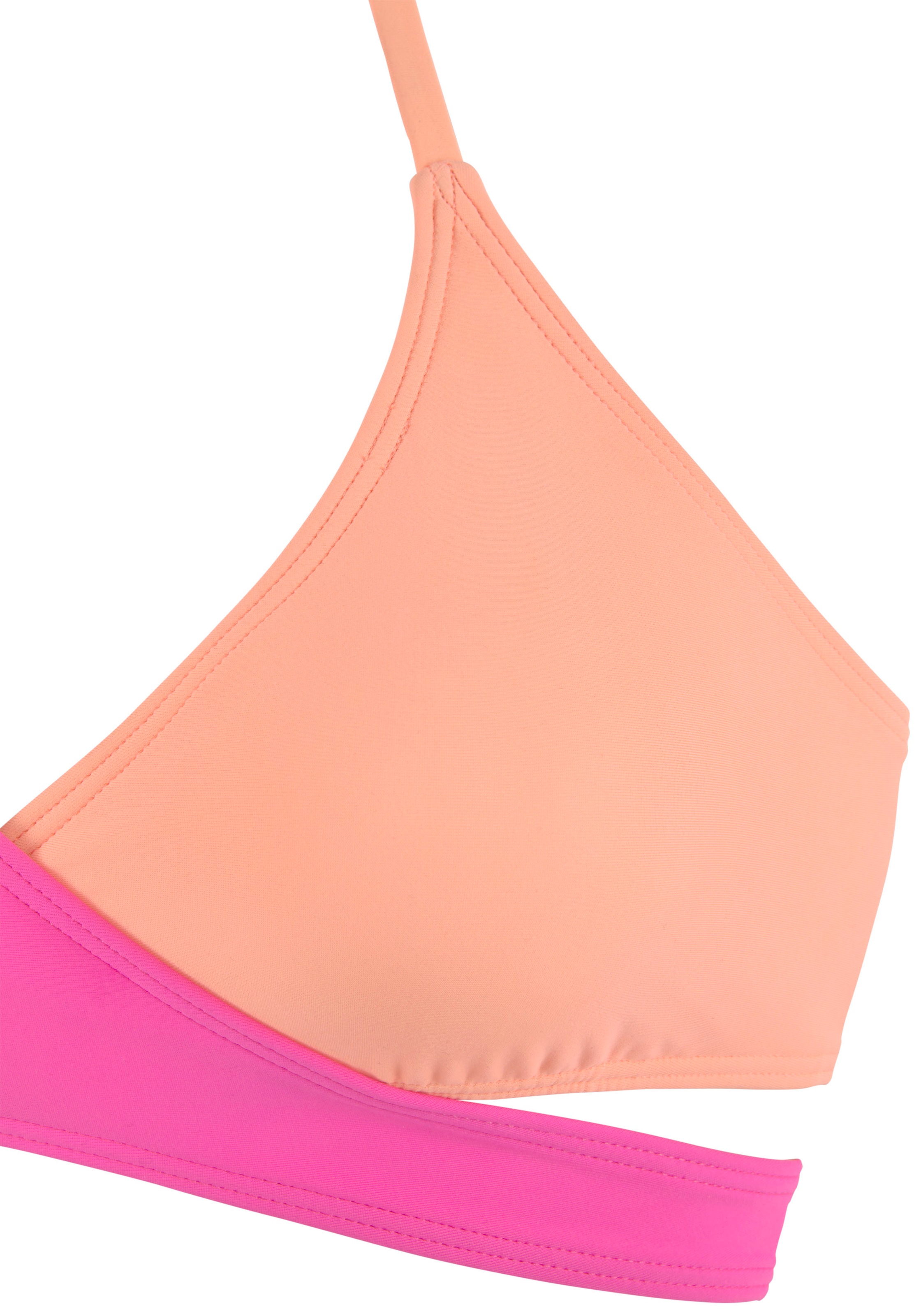 Thumbnail - Bench. Triangel-Bikini, gewickelt in zweifarbigem Design