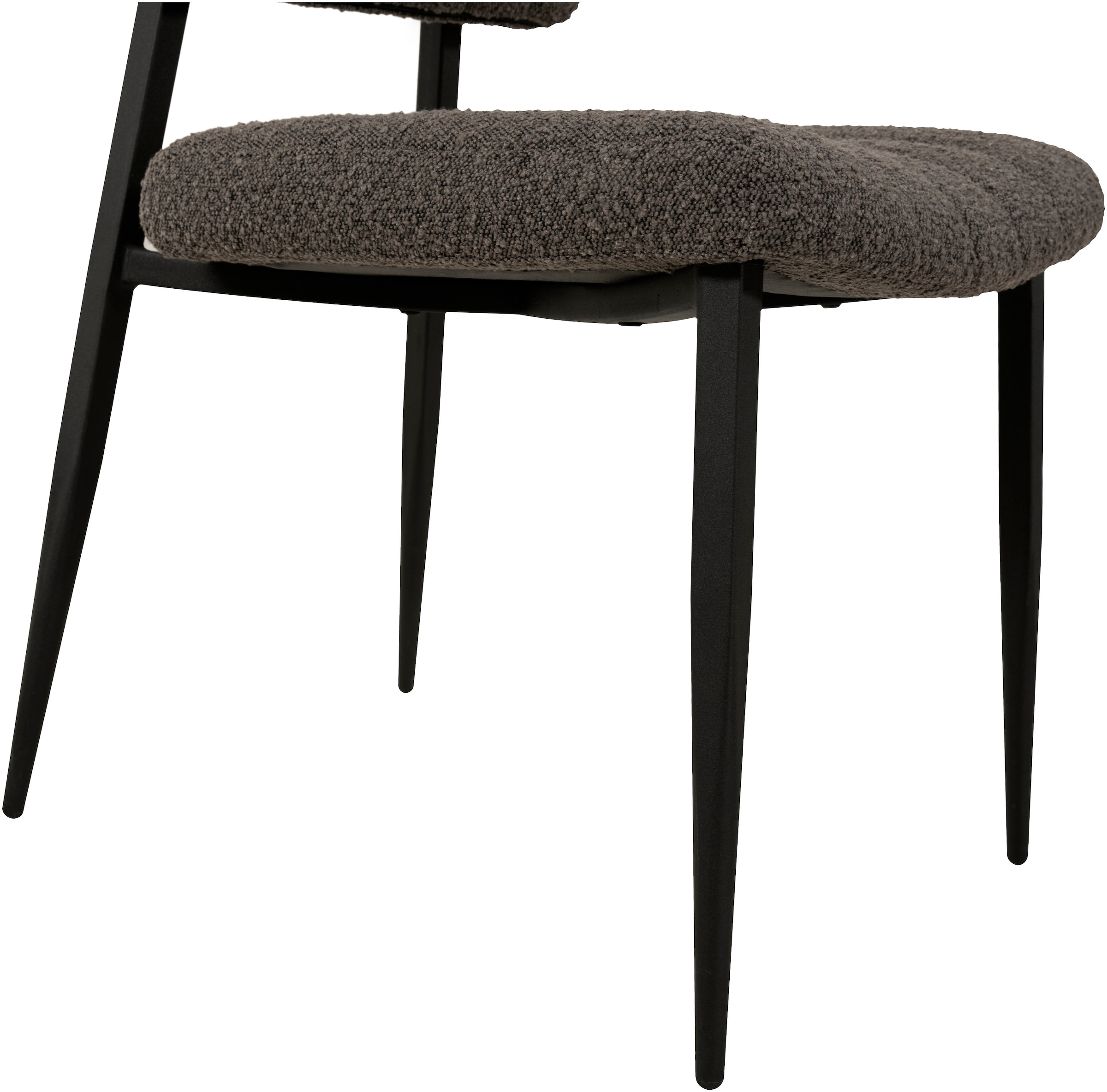 OMG Design Esszimmerstuhl »Dirk«, (Set), 2 St., Stoff, moderner Boucle Bezug, bequem gepolstert