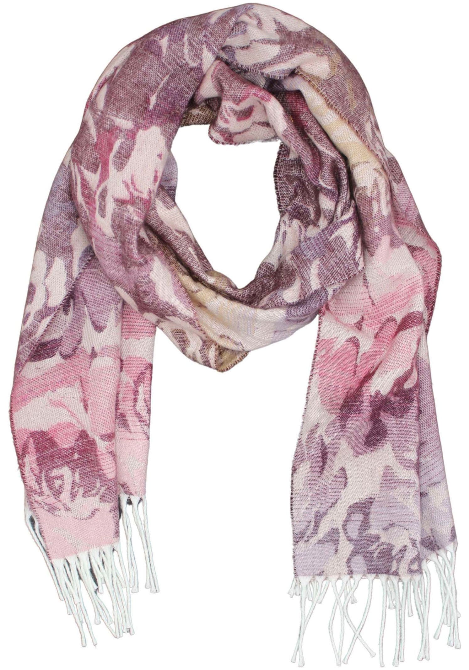 | floralem Muster kaufen Schal, leslii BAUR Mit online