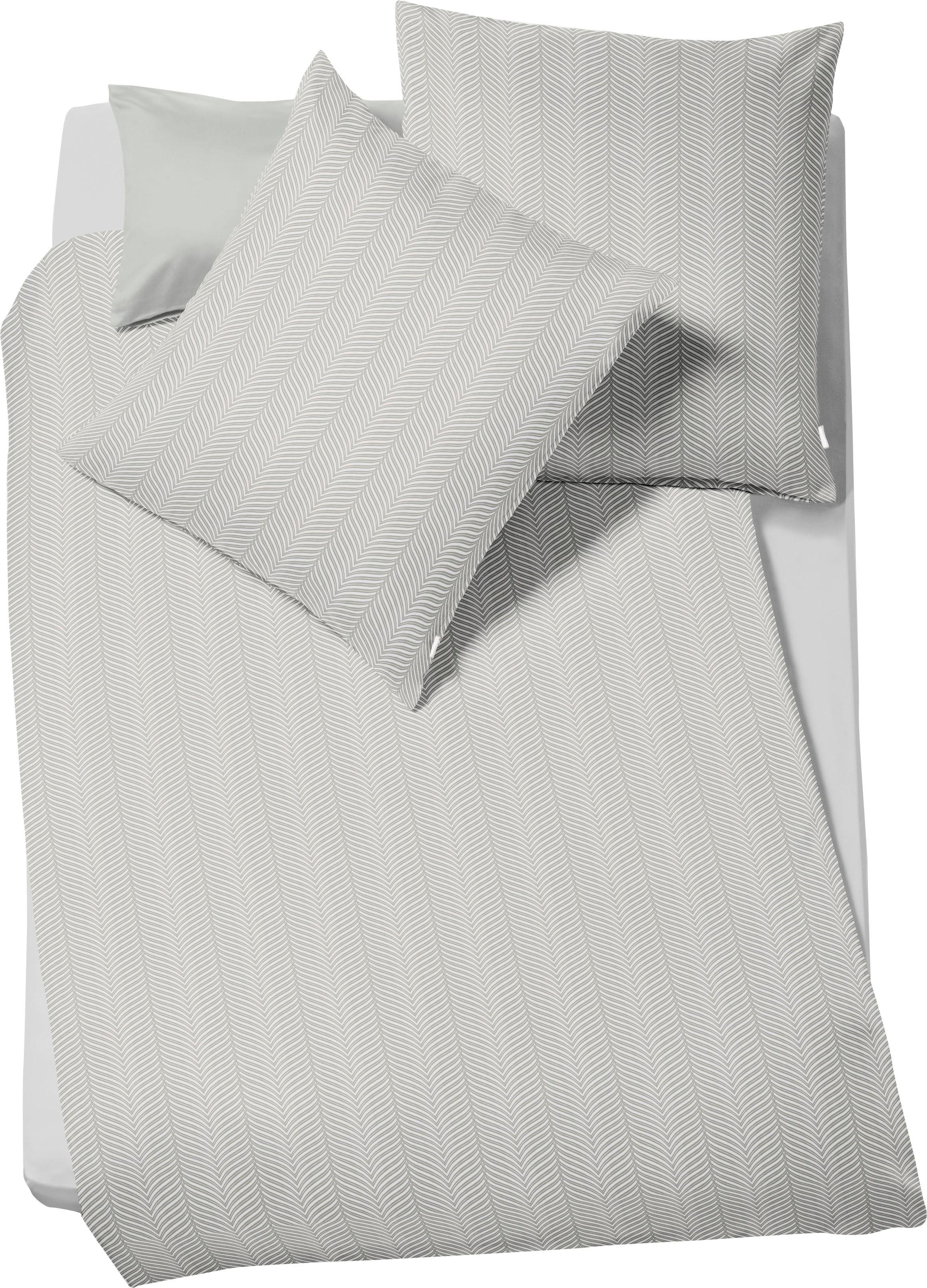fleuresse Bettwäsche "Jade" 2 Stk. tlg. mit dezentem Muster günstig online kaufen