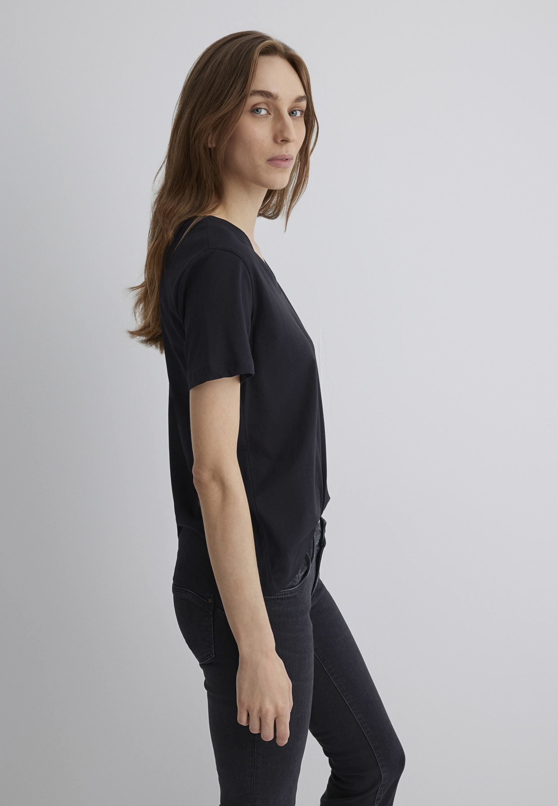 Mavi T-Shirt "V NECK T-SHIRT" V-Neck T-Shirt günstig online kaufen