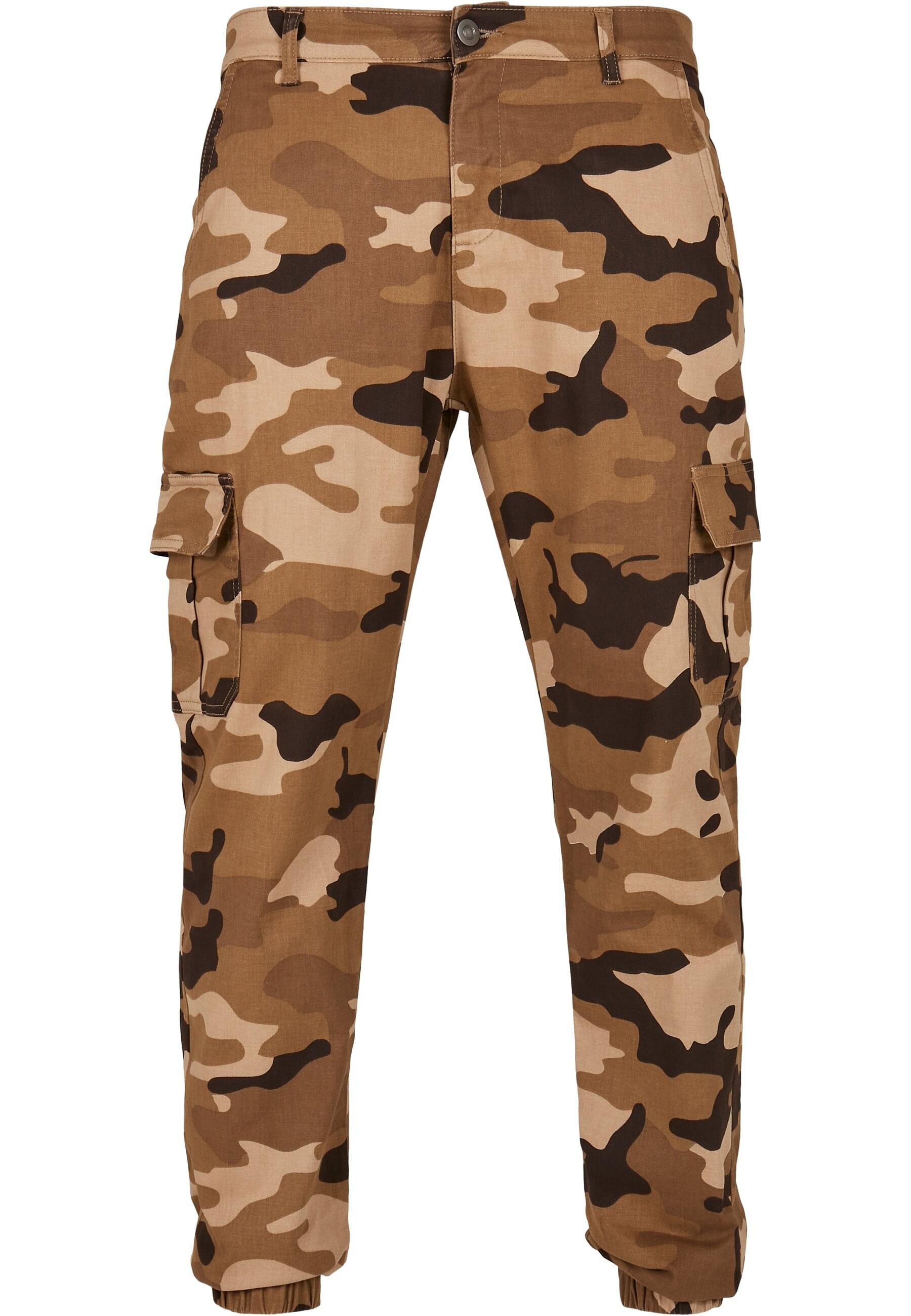 URBAN CLASSICS Cargohose "Urban Classics Herren Camo Cargo Jogging Pants 2.0", (1 tlg.)