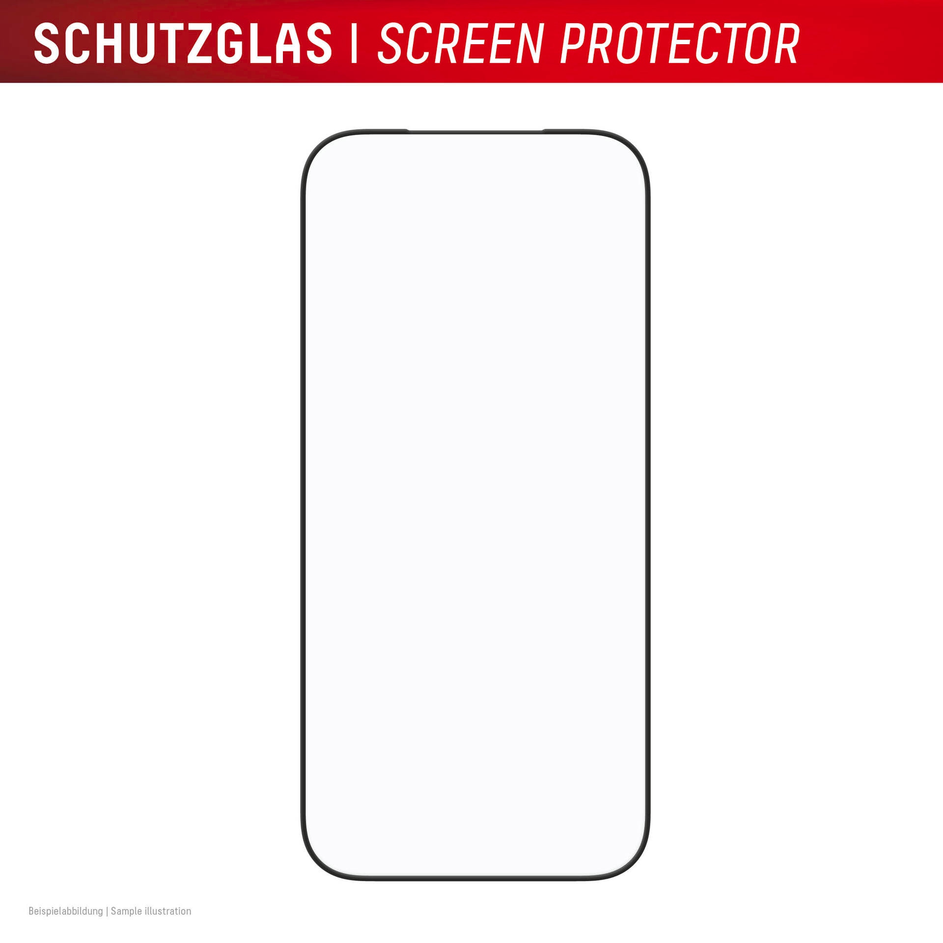 Displex Displayschutzglas »Premium Glass Screen Protector Full Cover«, für Apple iPhone 17-Apple iPhone 17 Pro, Displayschutzfolie, Schutzfolie, Bildschirmschutz, kratz- & stoßfest