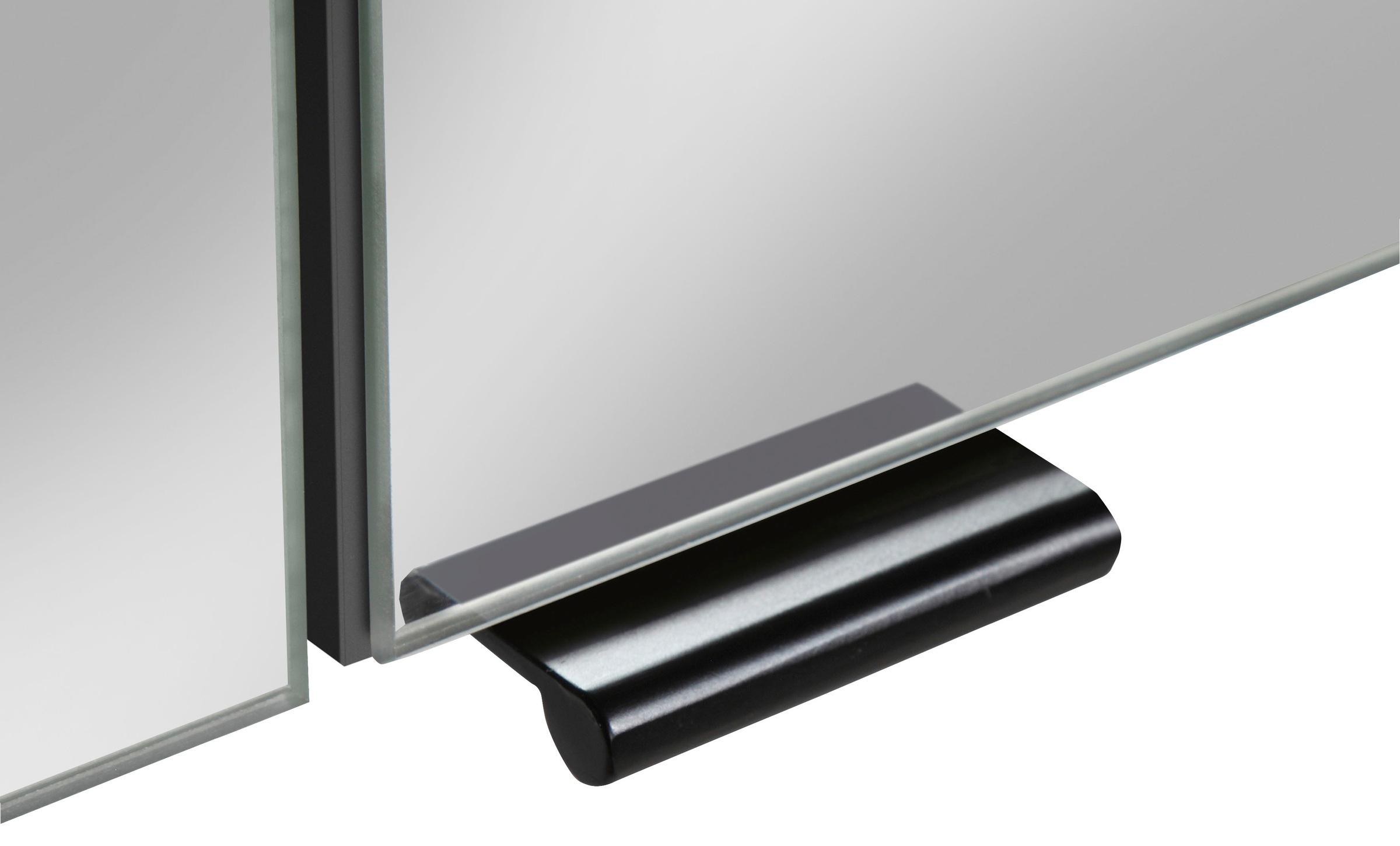 welltime Spiegelschrank »Trento, verschiedene Ausführungen und Farben«, Breite 100 cm, mit 3D-Effekt, Spiegeltüren, Inklusive LED-Beleuchtung
