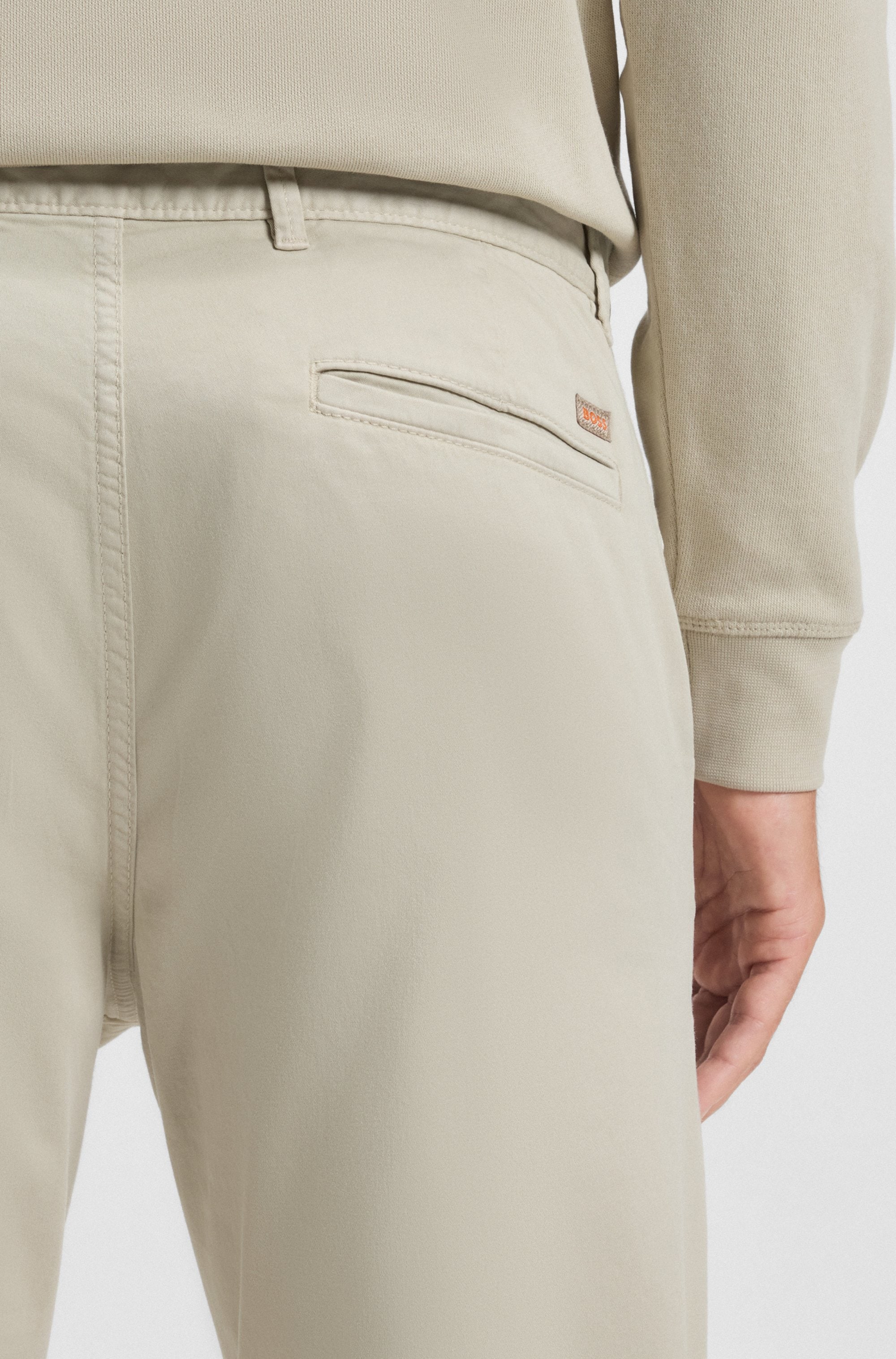 BOSS ORANGE Chinohose »slim«, mit Gesäßtaschen