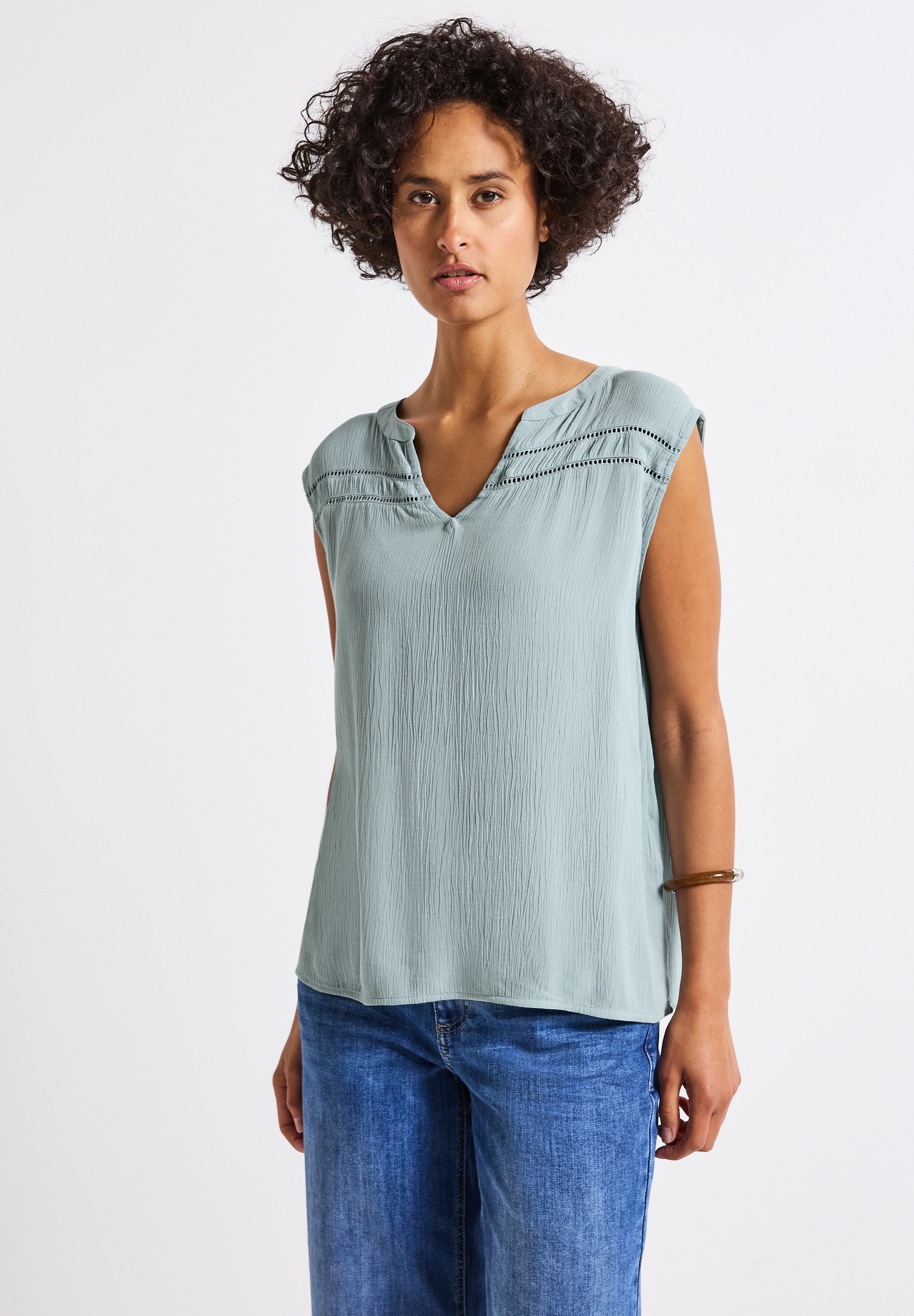 STREET ONE Blusentop aus softer Viskose günstig online kaufen