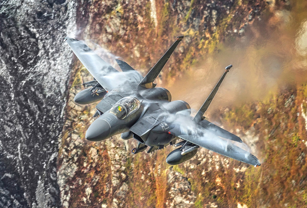Papermoon Fototapete "F15 Fighter"