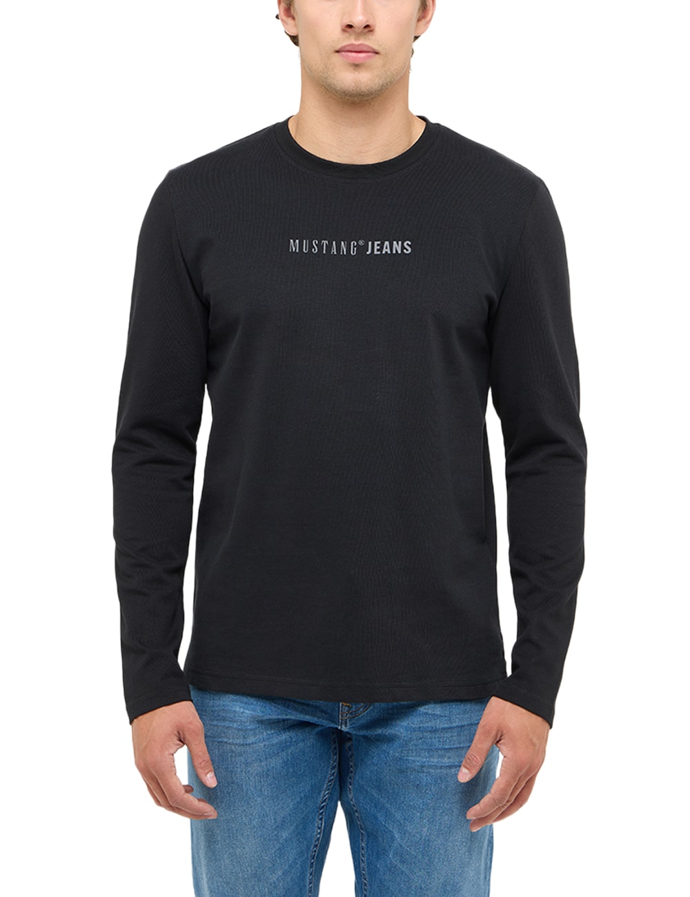 MUSTANG Langarmshirt "Herren Style Asheville"